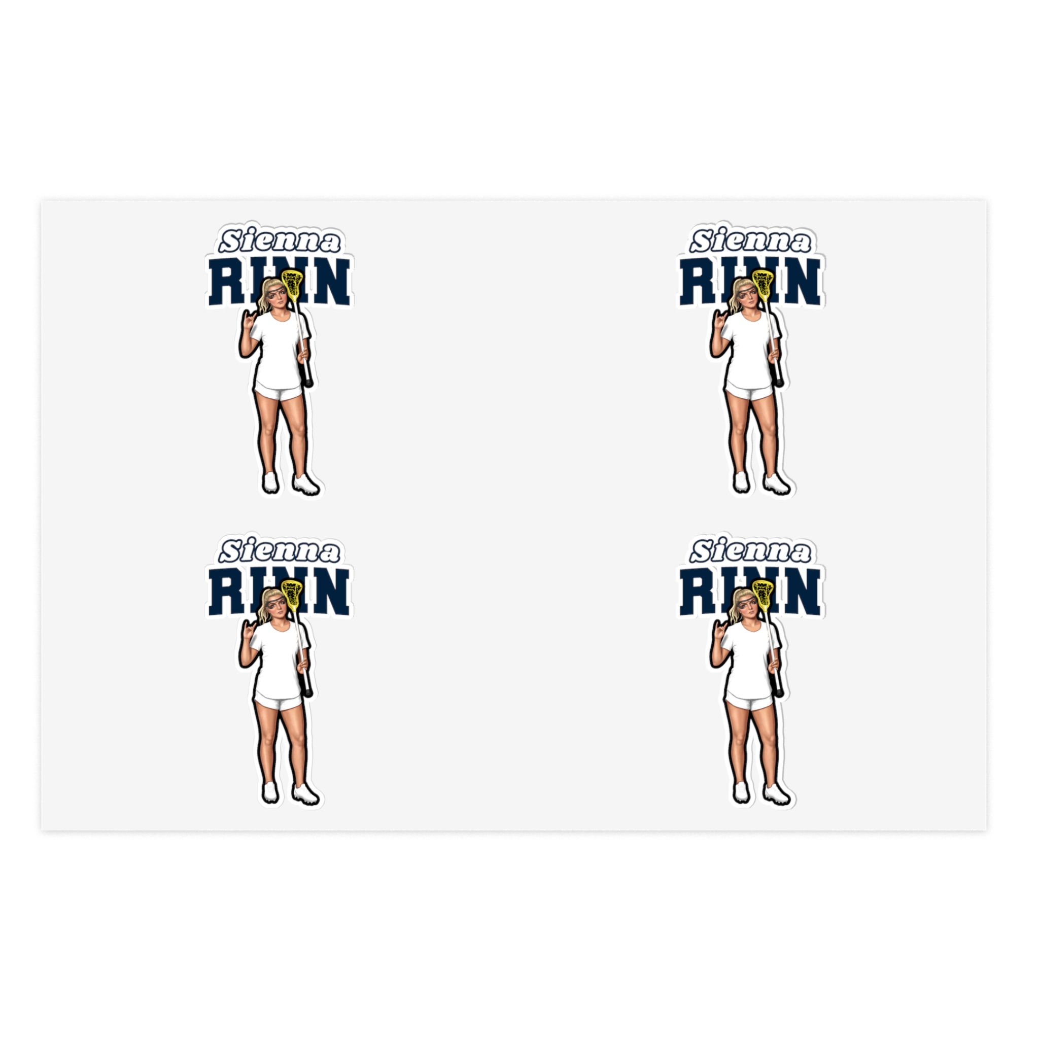 Sticker Sheet — character_name_arch in Classic