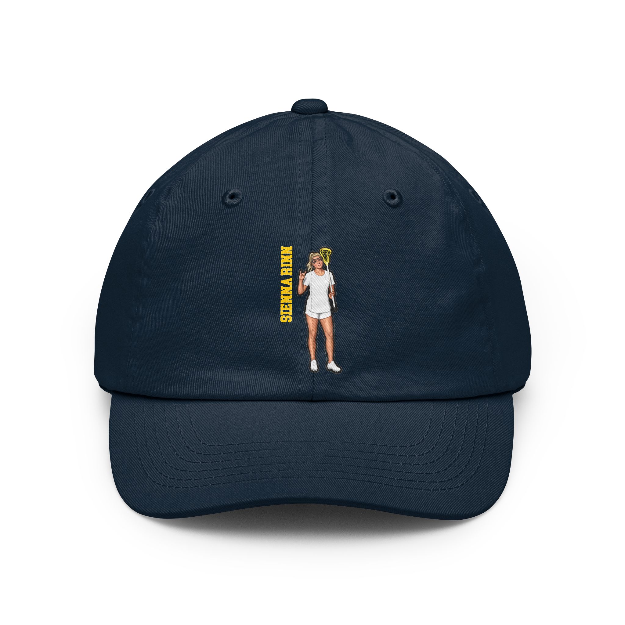 Classic Cap — character_name_vertical in Navy