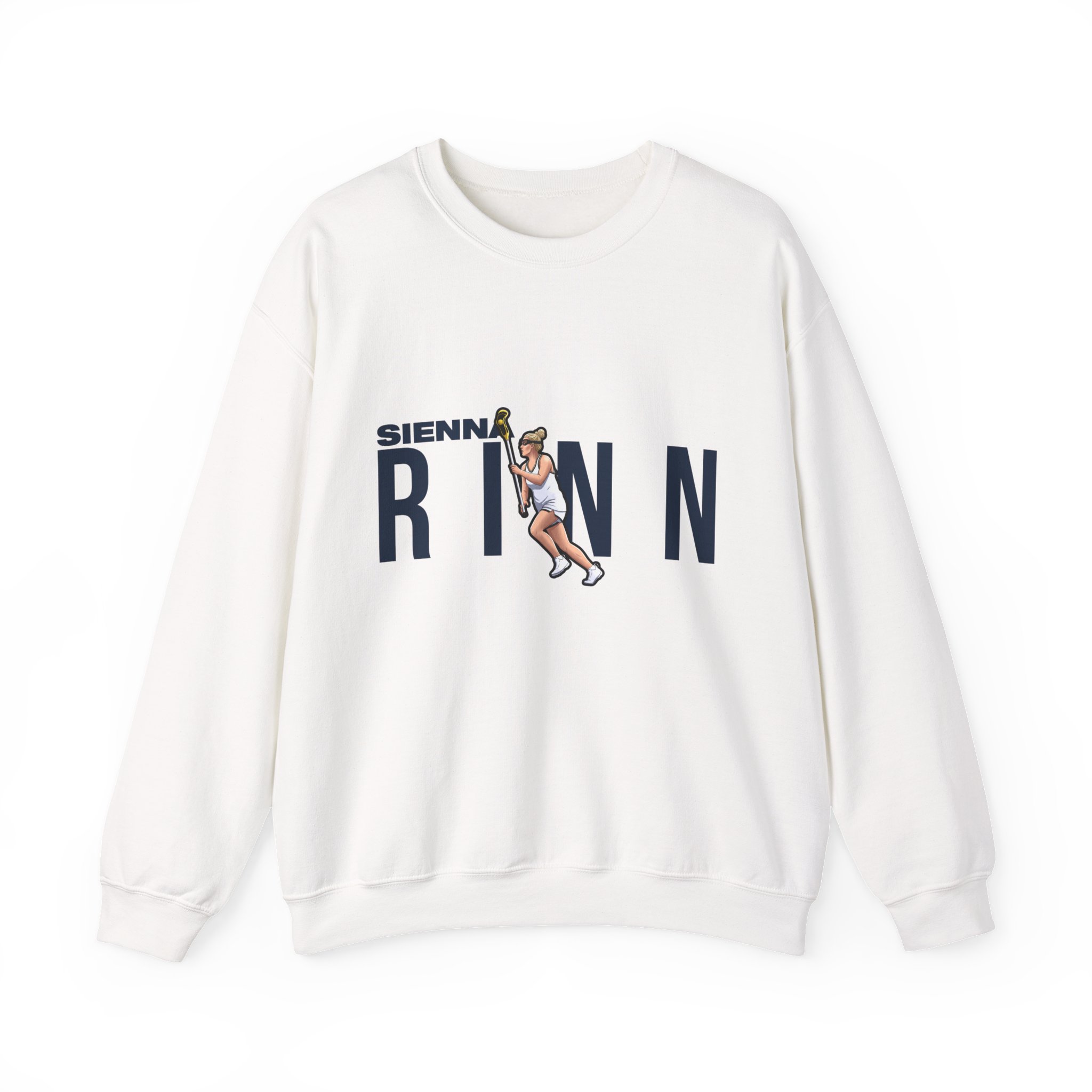 Crewneck Sweatshirt — character_player_name in White