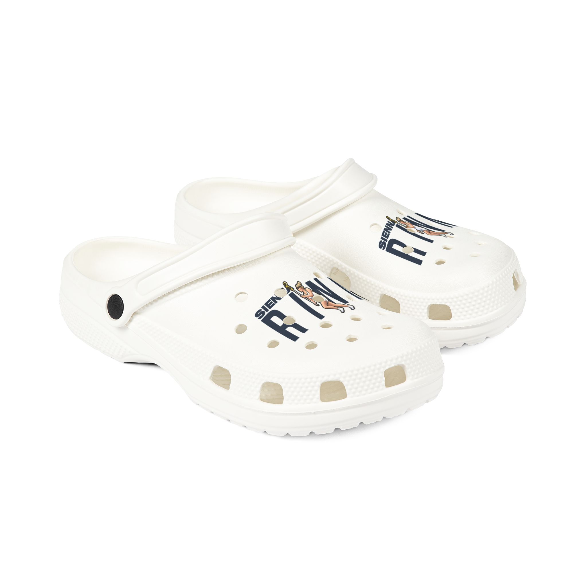 Rubber Clogs — character_player_name in White
