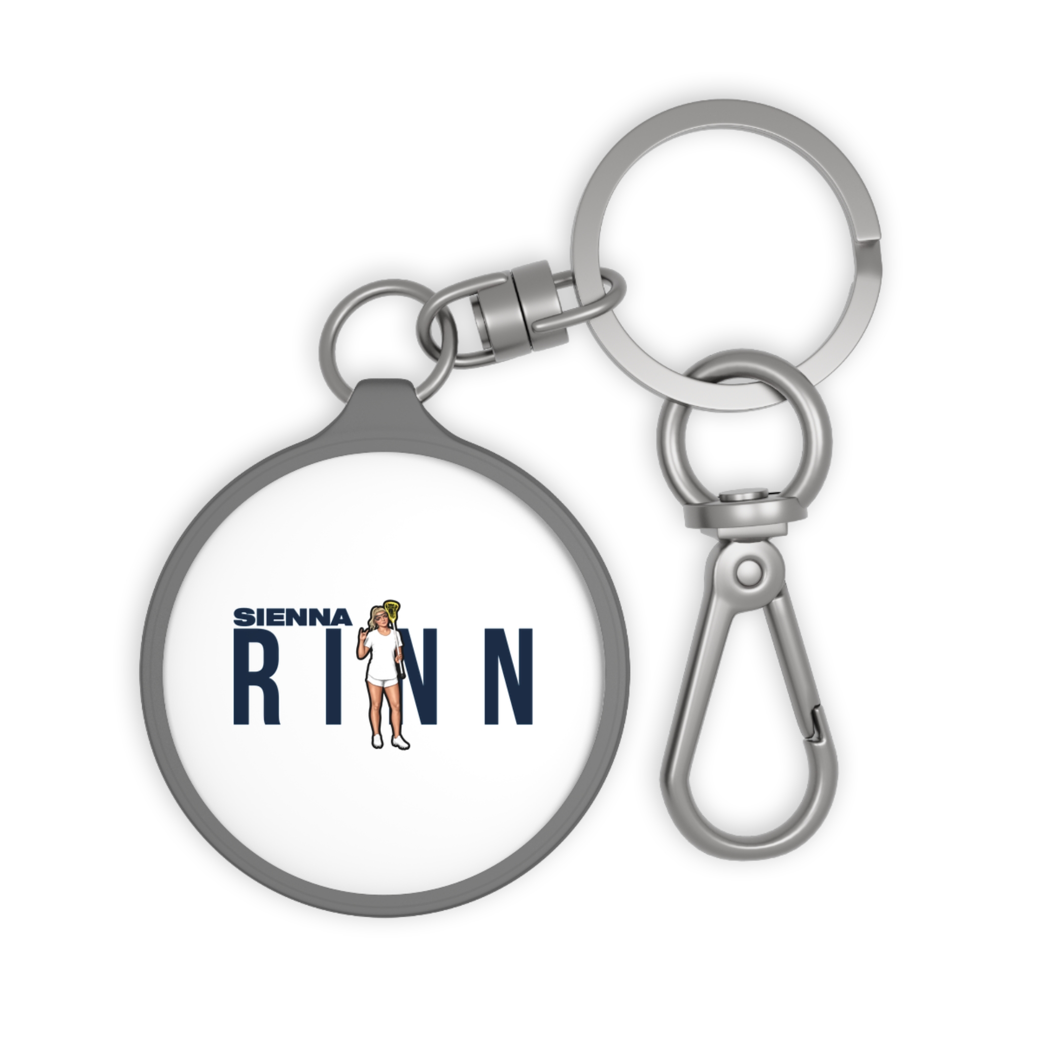 Keychain — character_player_name in Grey