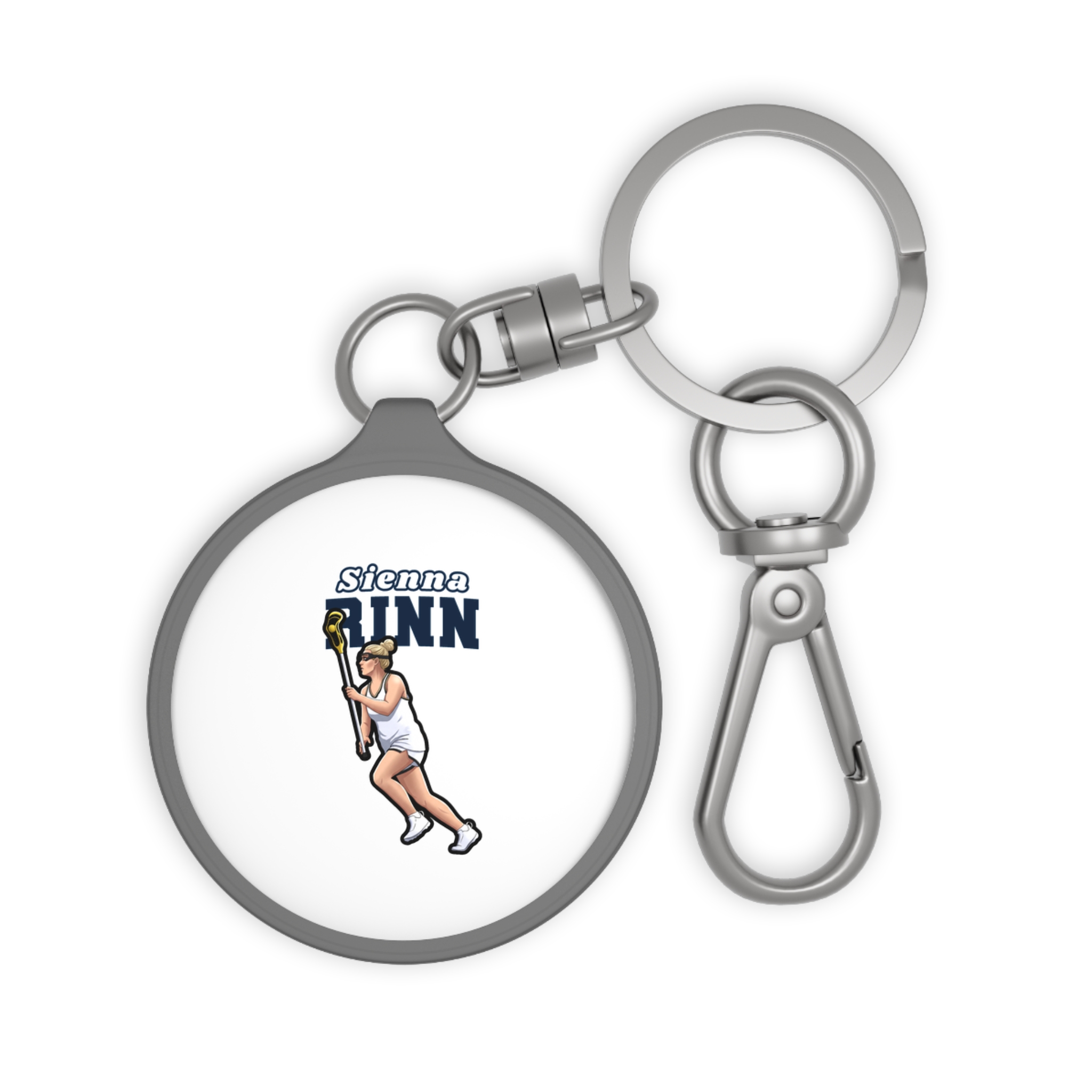 Keychain — character_name_arch in Grey