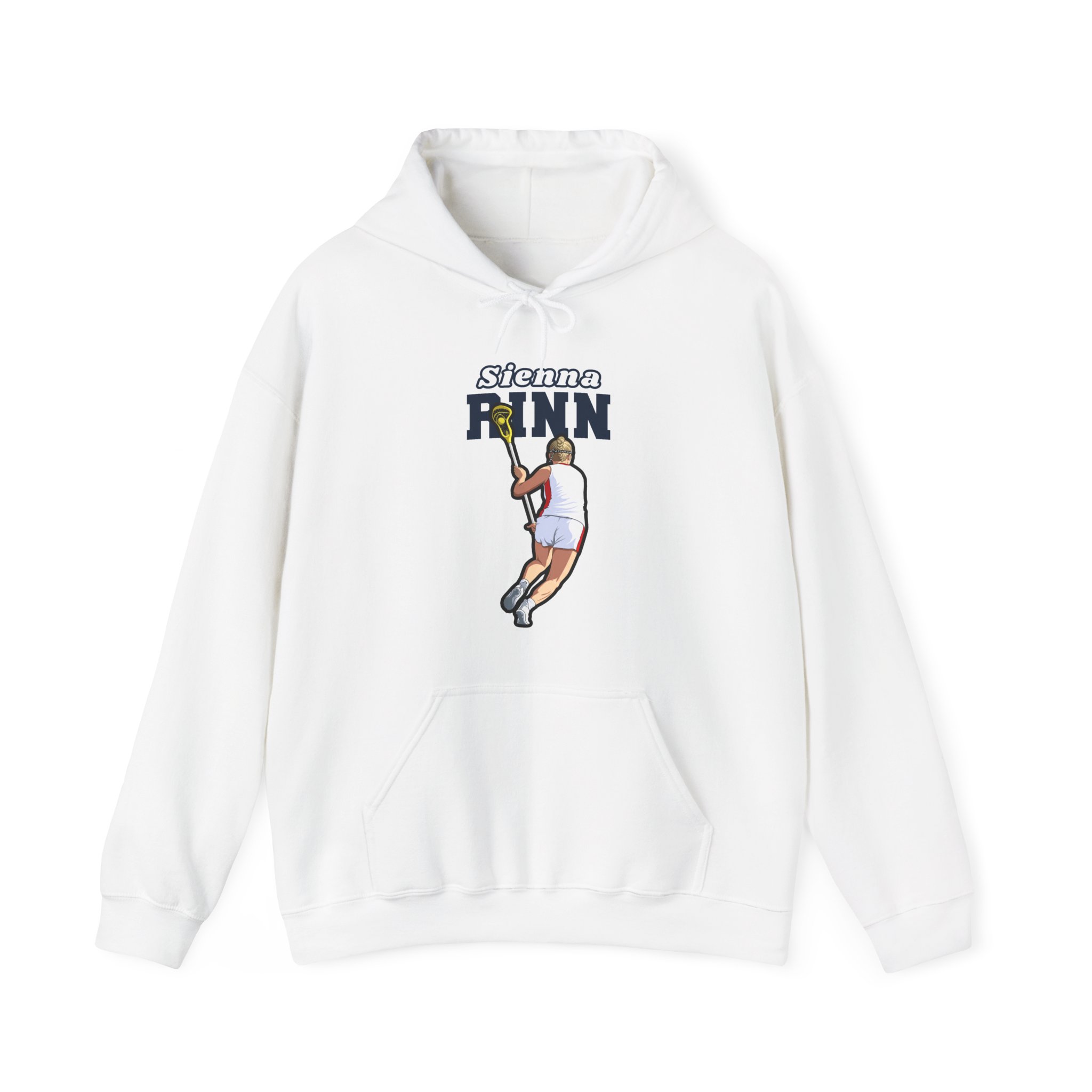 Hoodie — character_name_arch in White