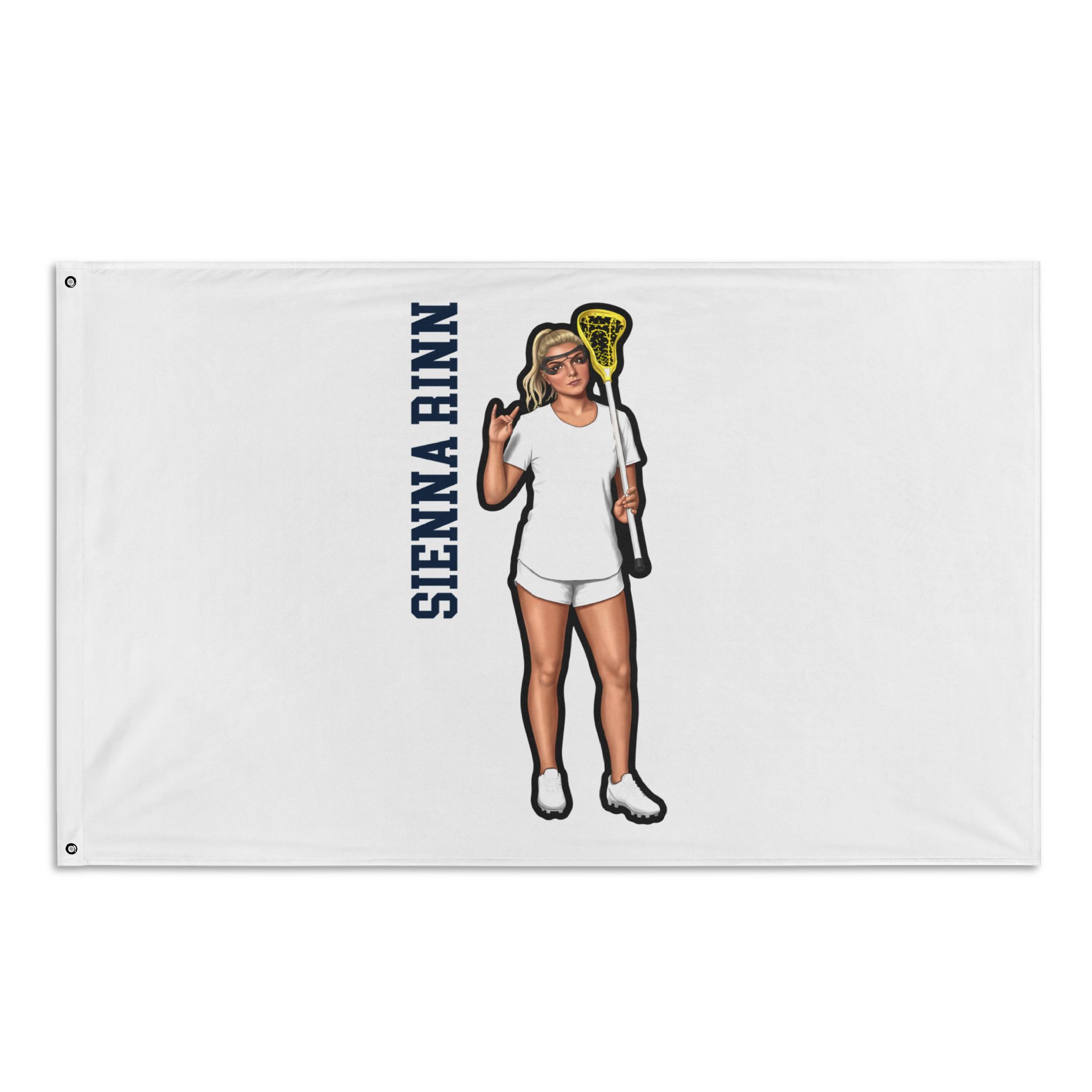 Flag (35 × 56 in) — character_name_vertical in Classic