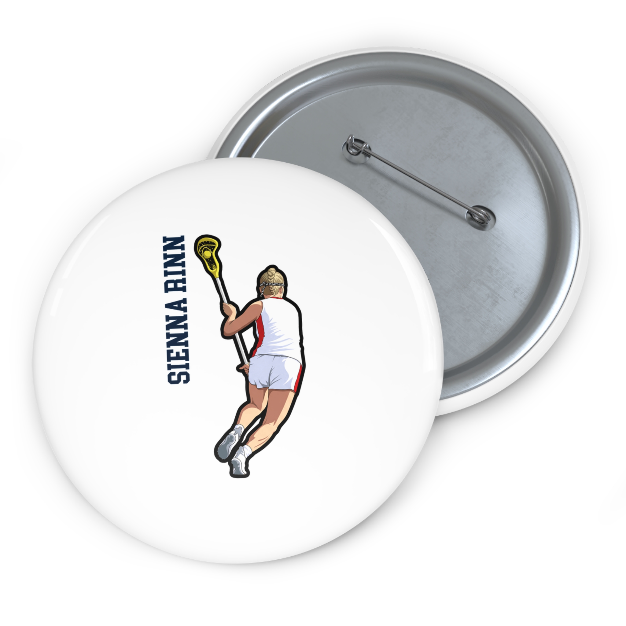 Game Day Pin — character_name_vertical in Classic