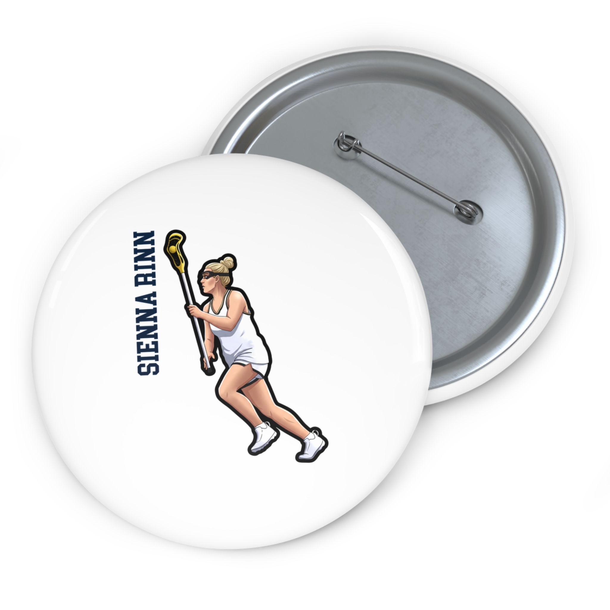 Game Day Pin — character_name_vertical in Classic