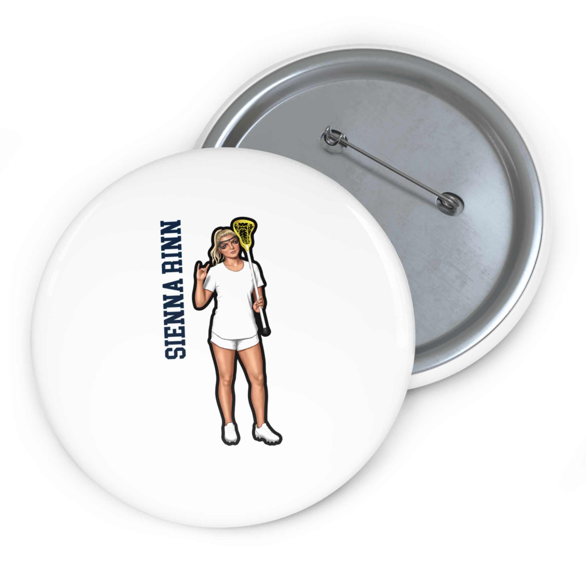 Game Day Pin — character_name_vertical in Classic