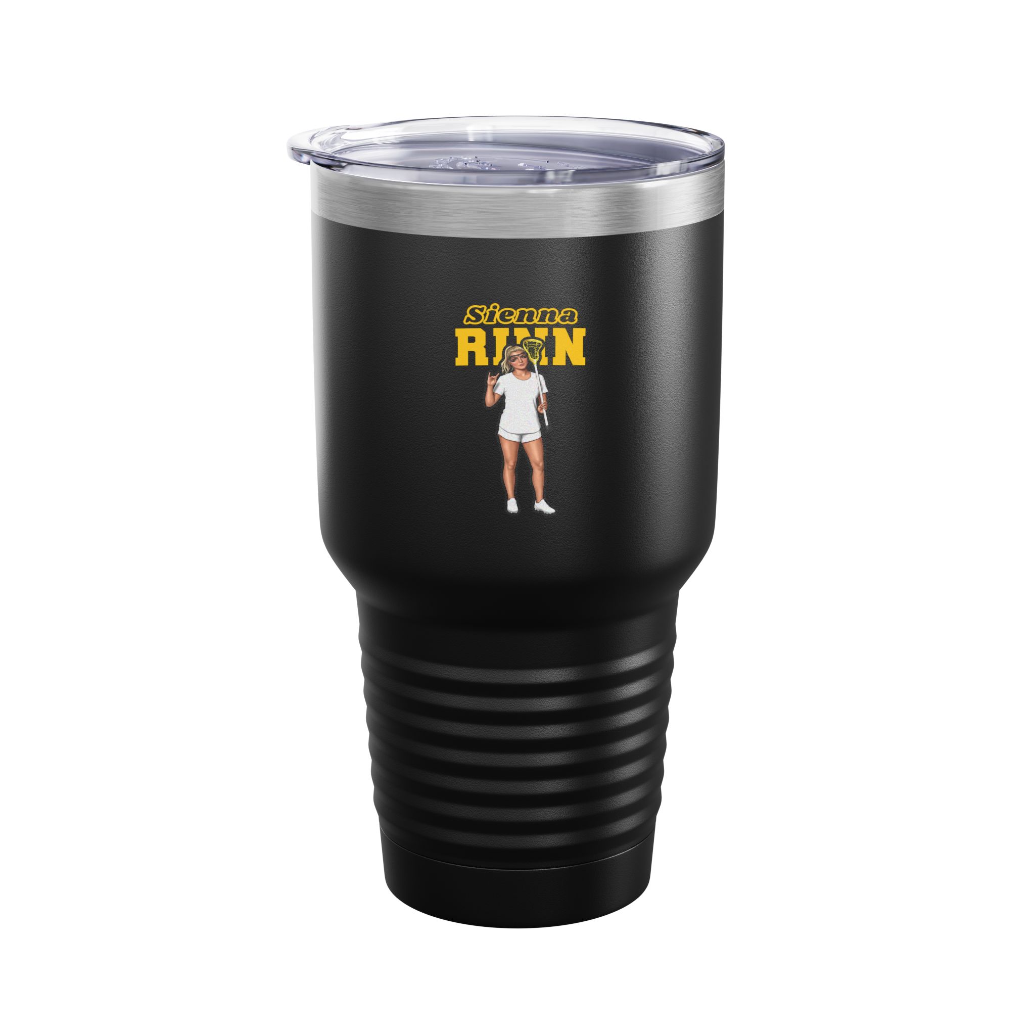 30oz Tumbler — character_name_arch in Black