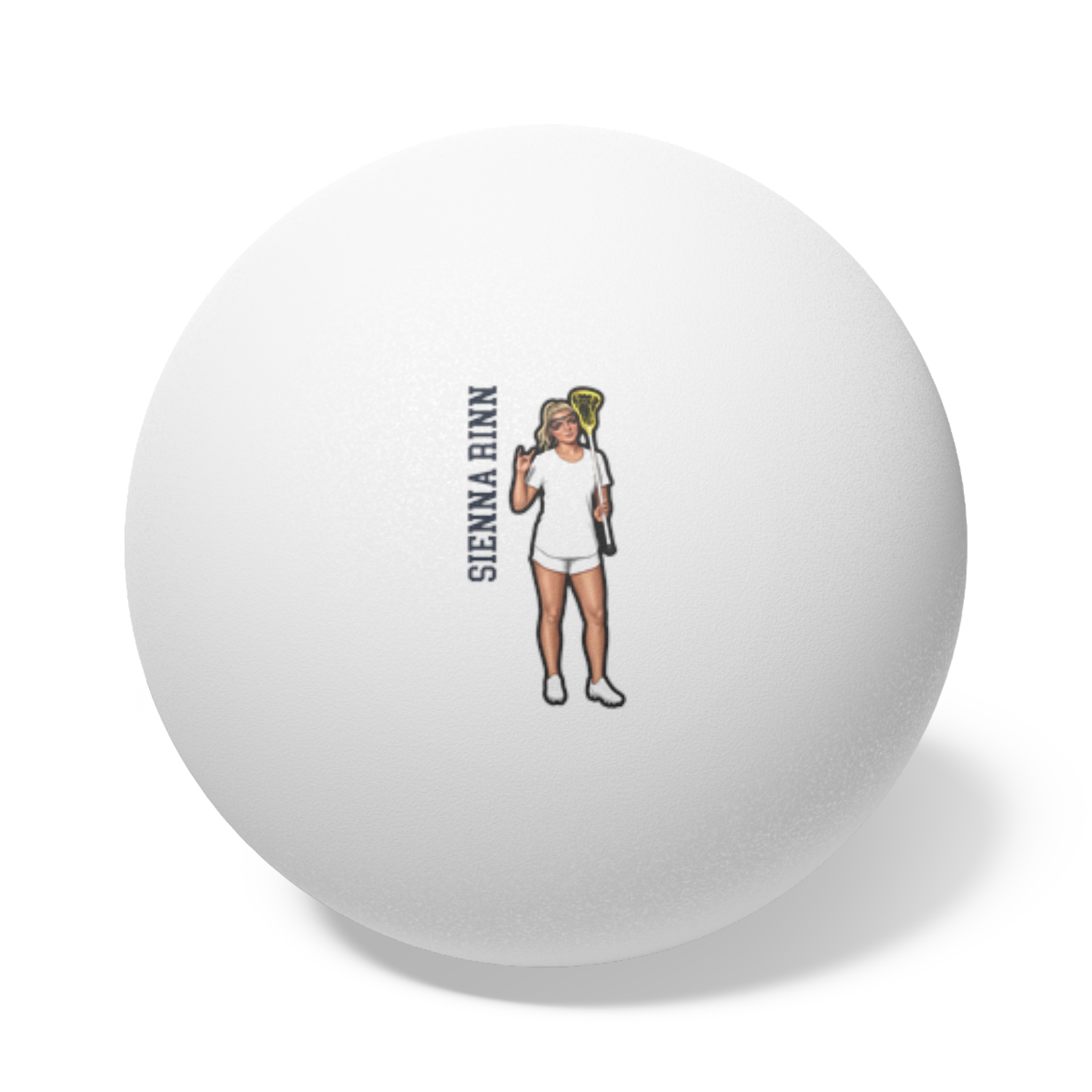Ping Pong Balls, 6 pcs — character_name_vertical in White