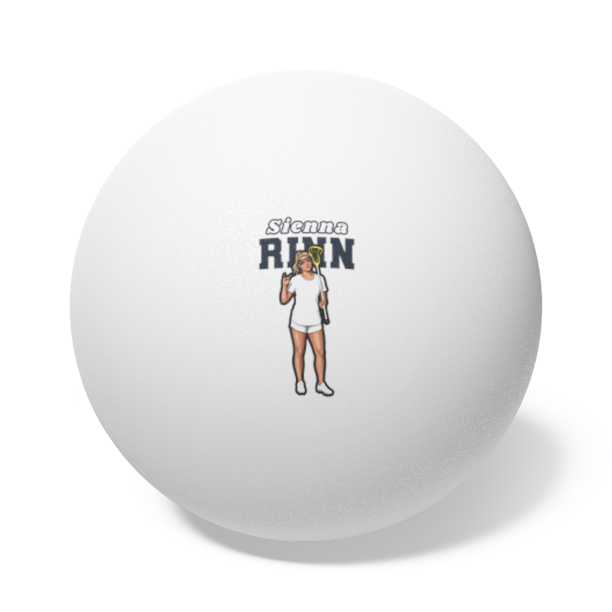 Ping Pong Balls, 6 pcs — character_name_arch in White