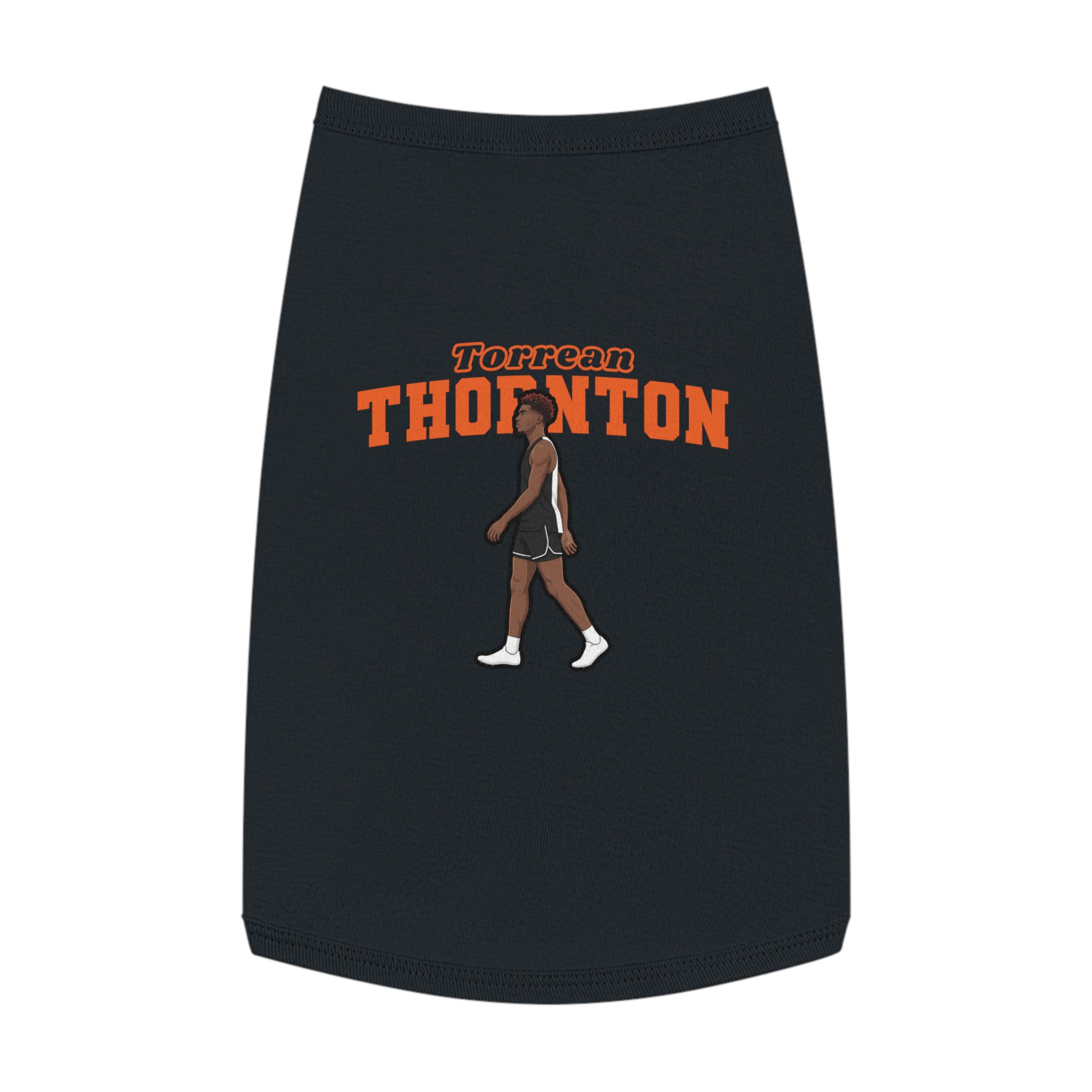 Pet Tank Top — character_name_arch in White