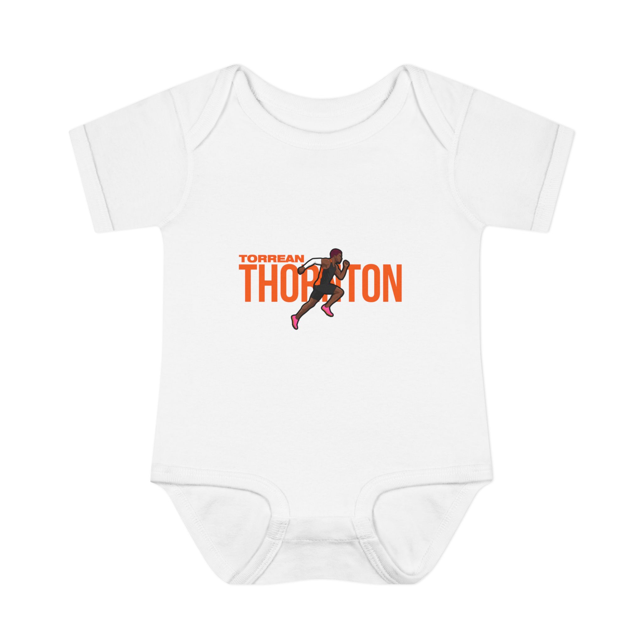 Baby Onesie — character_player_name in White