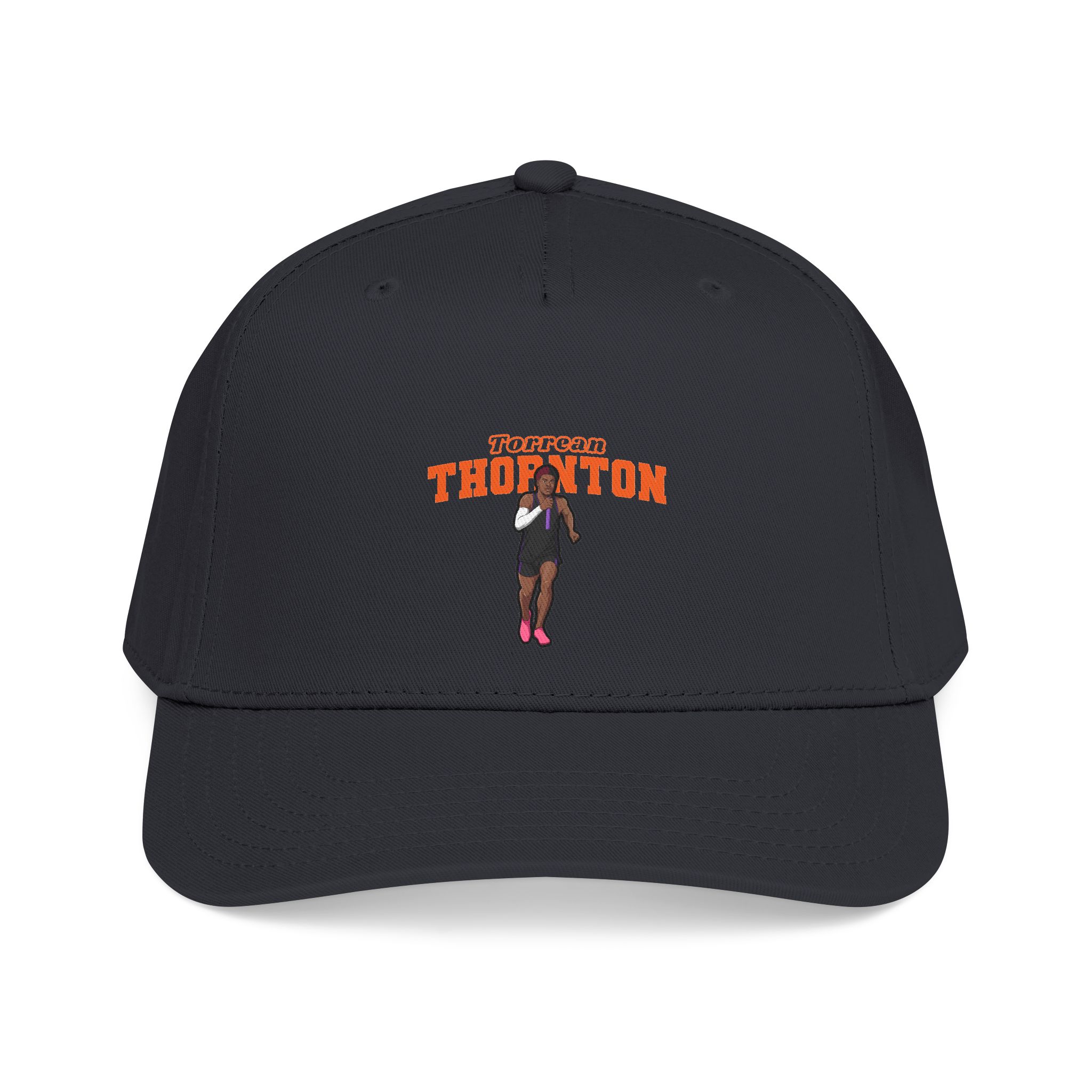 Baseball Cap — character_name_arch in Black
