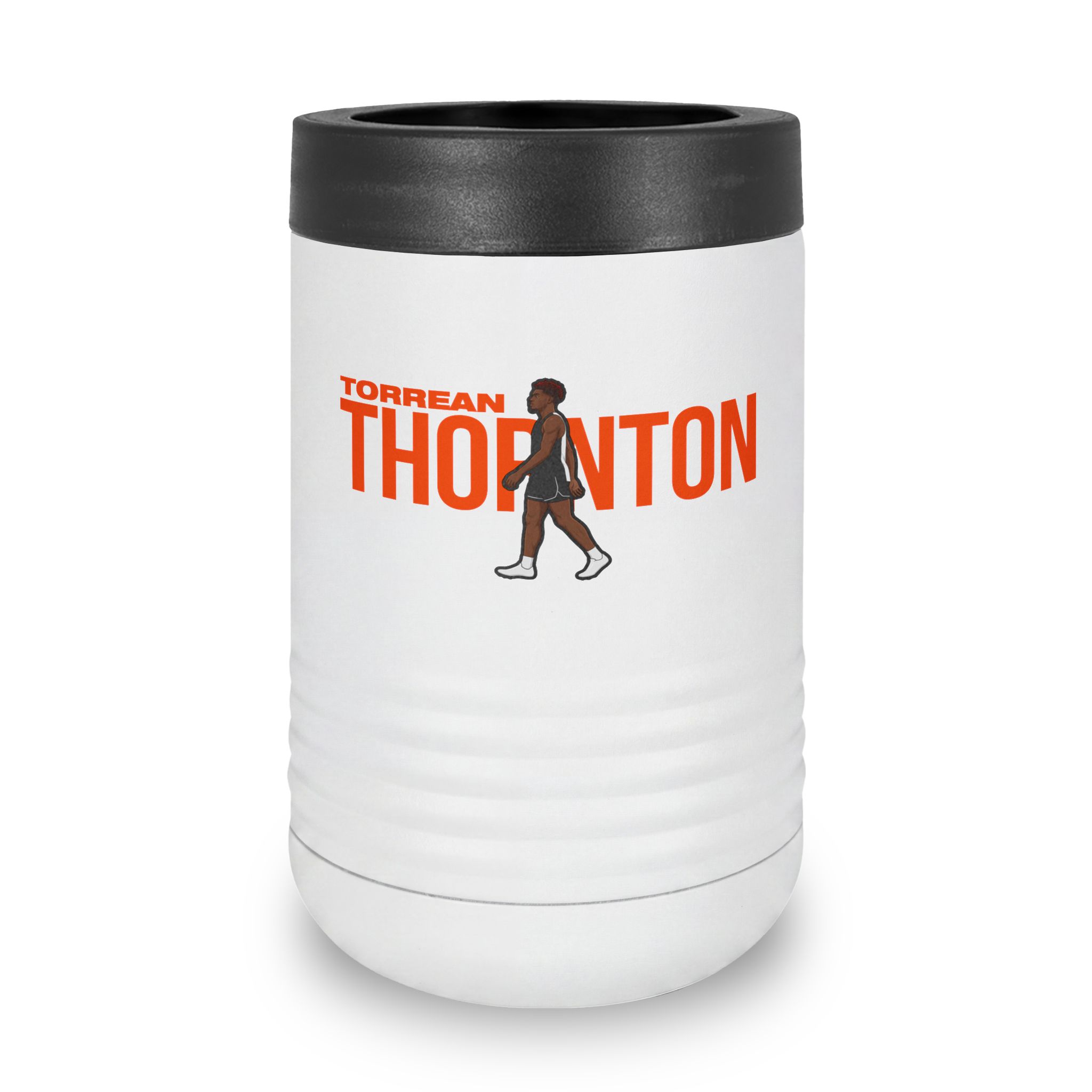 Stainless Can Cooler — character_player_name in White