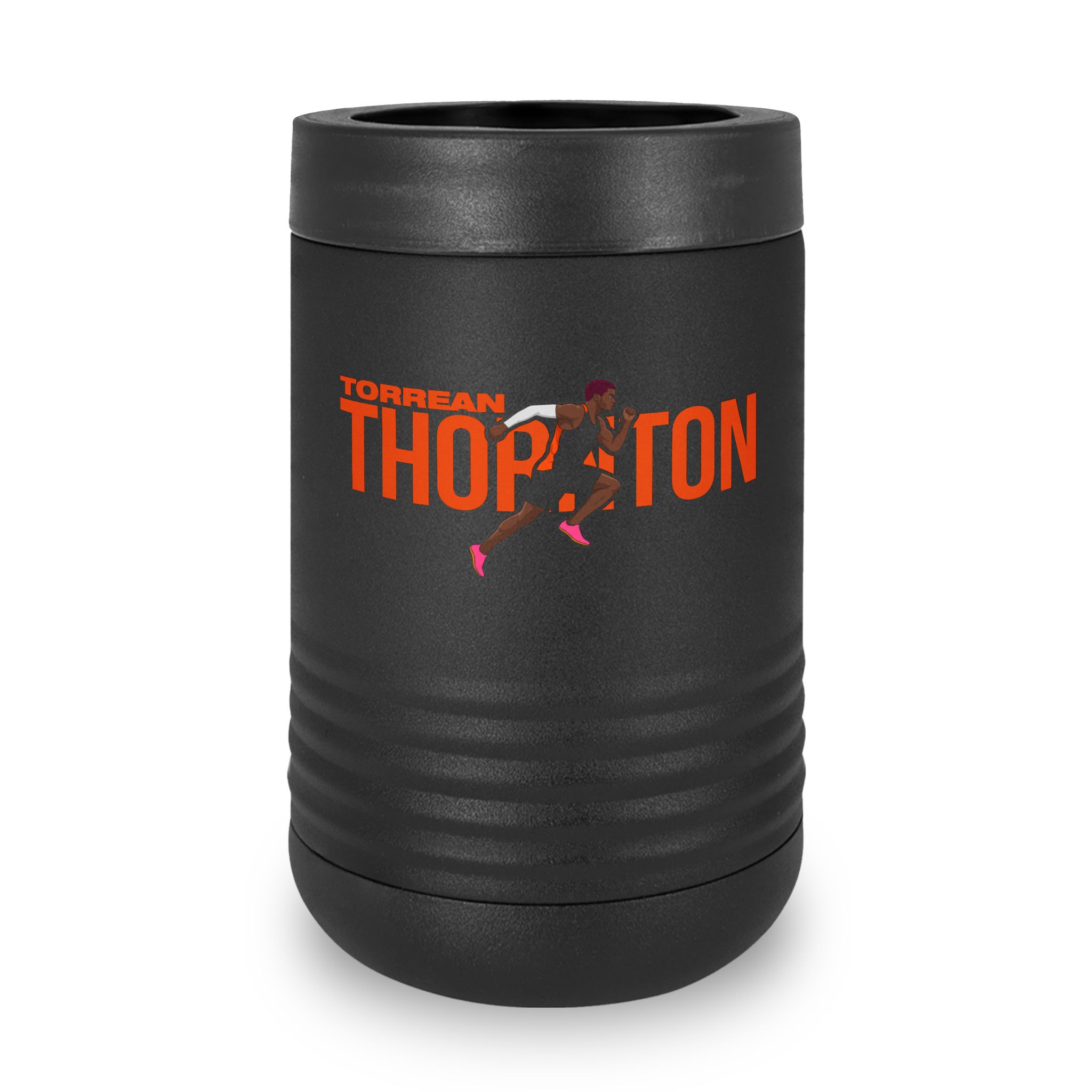 Stainless Can Cooler — character_player_name in Black