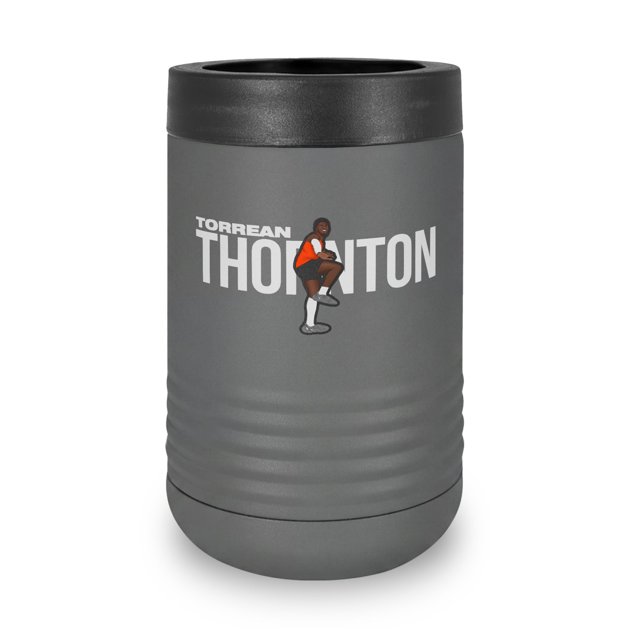 Stainless Can Cooler — character_player_name in Grey