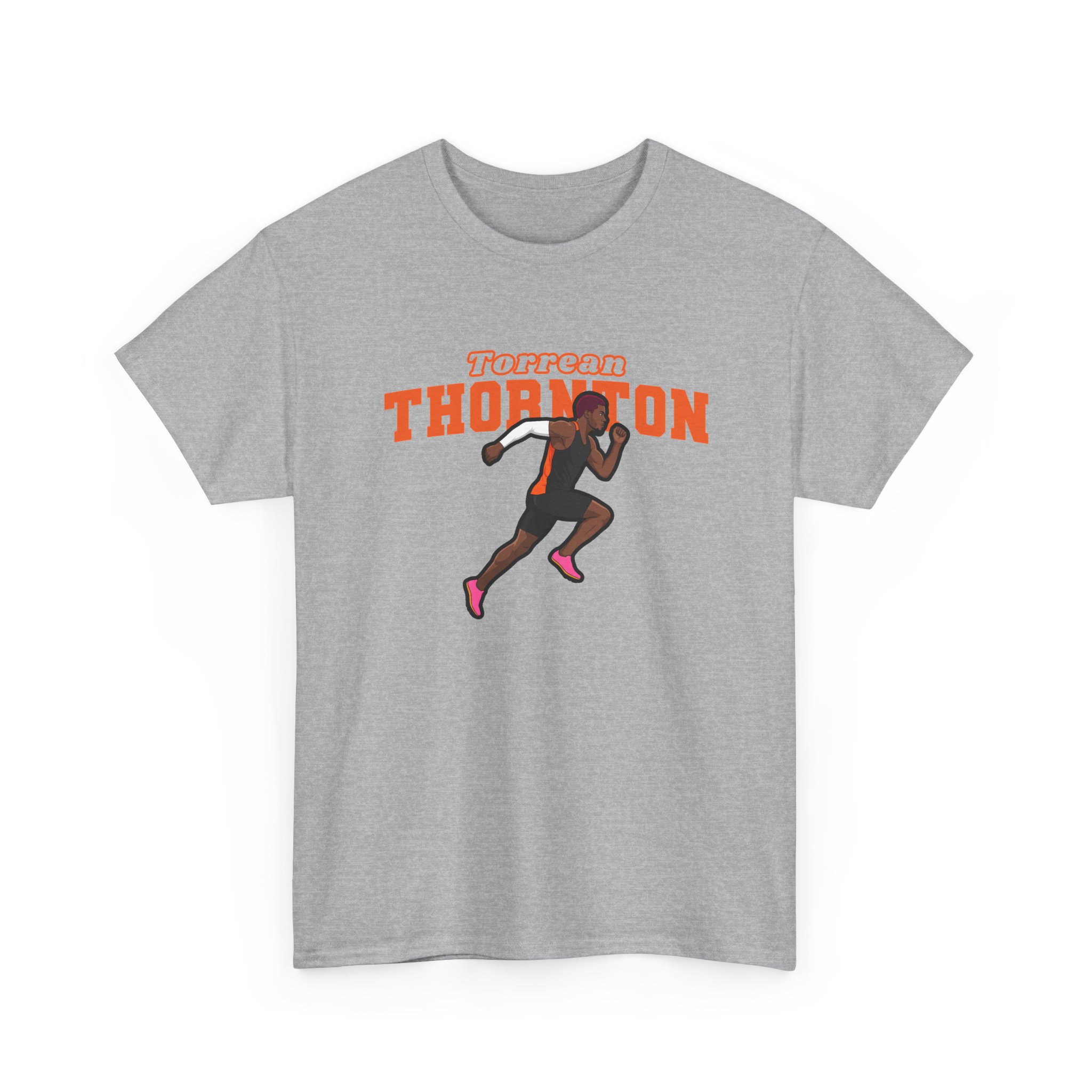 Tee — character_name_arch in Grey