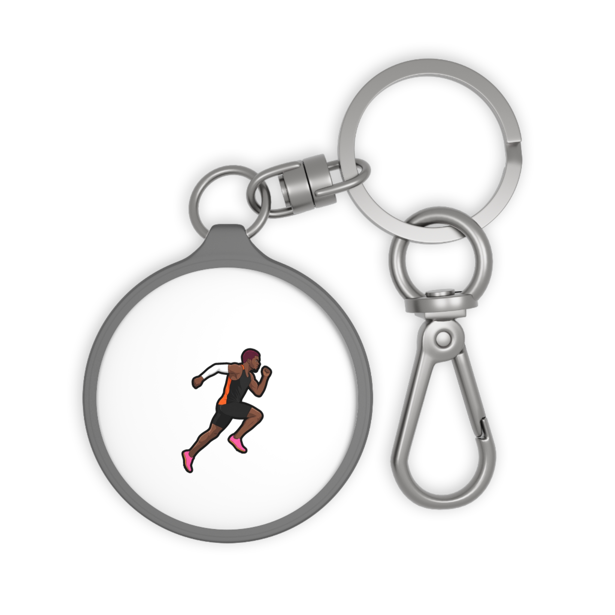 Keychain — character_name_arch in Grey