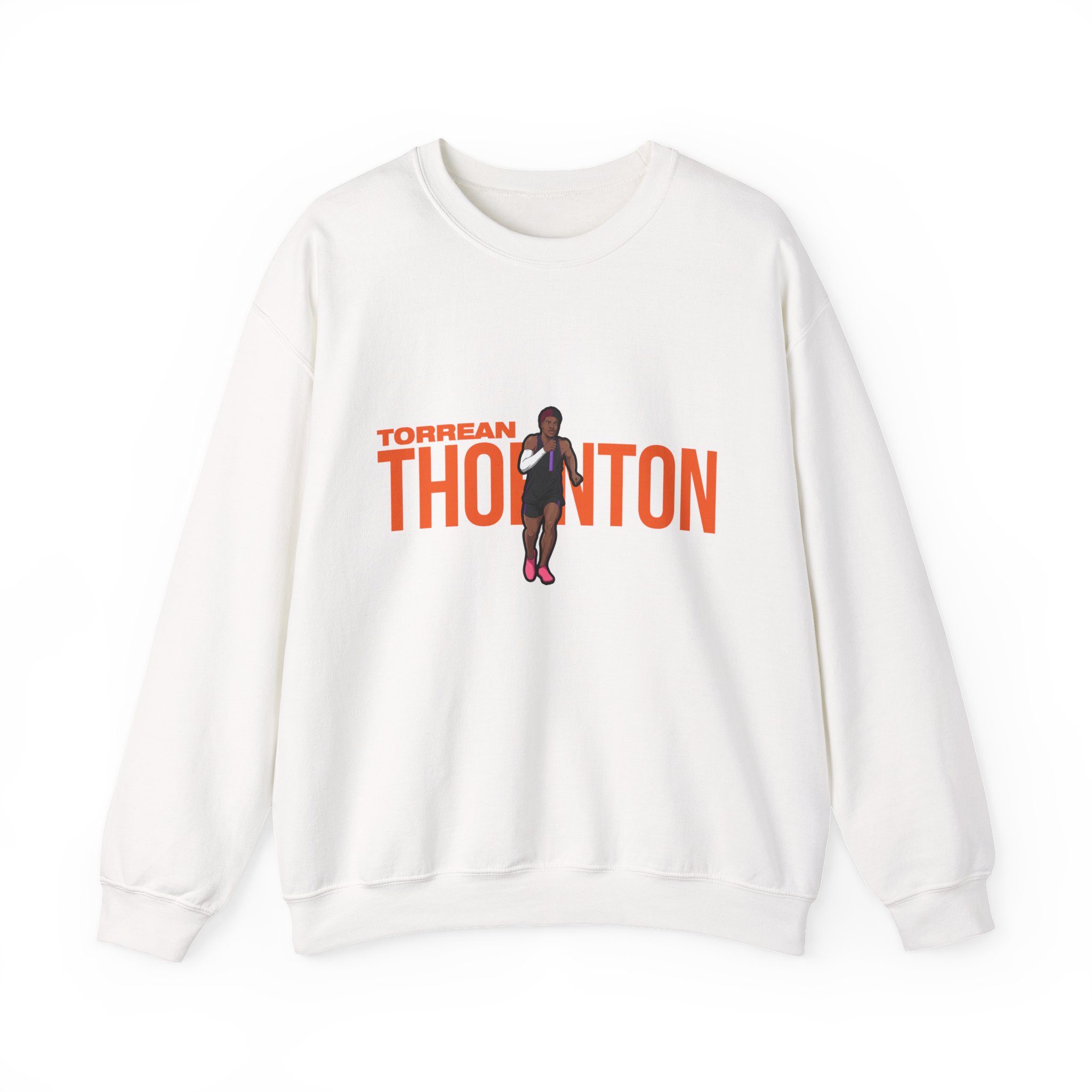 Crewneck Sweatshirt — character_player_name in White
