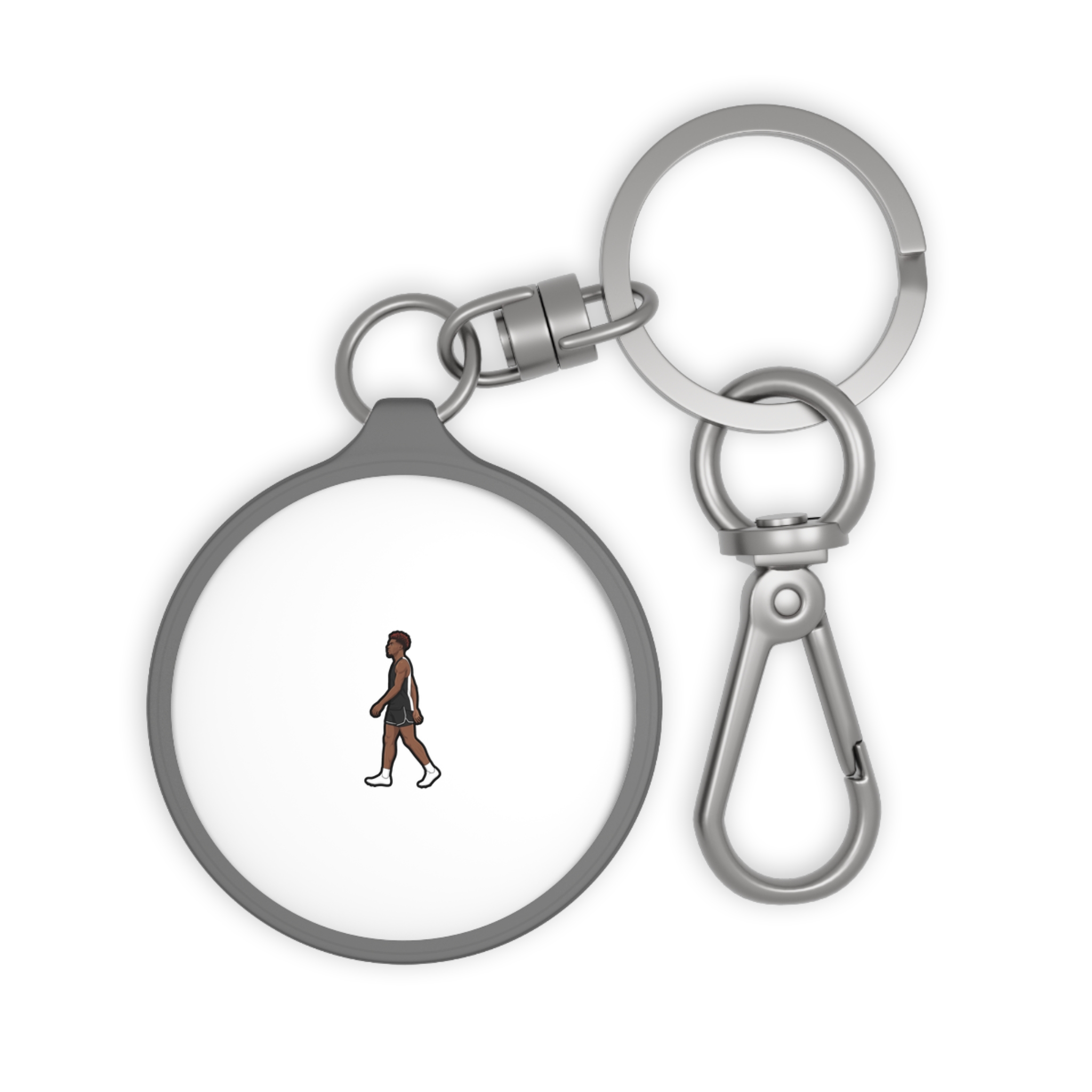 Keychain — character_player_name in Grey