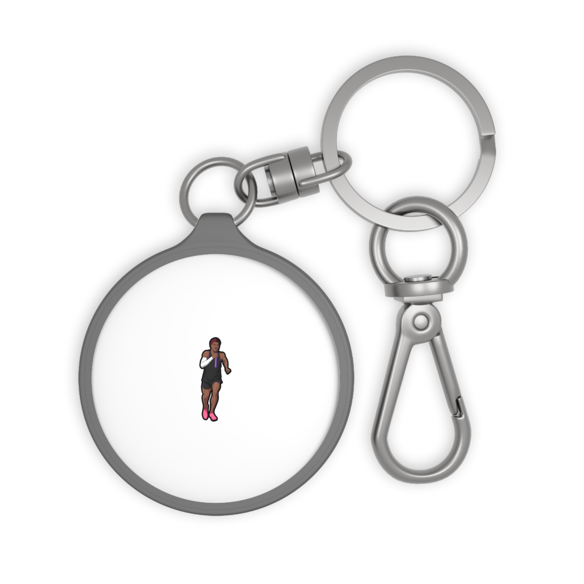 Keychain — character_player_name in Grey