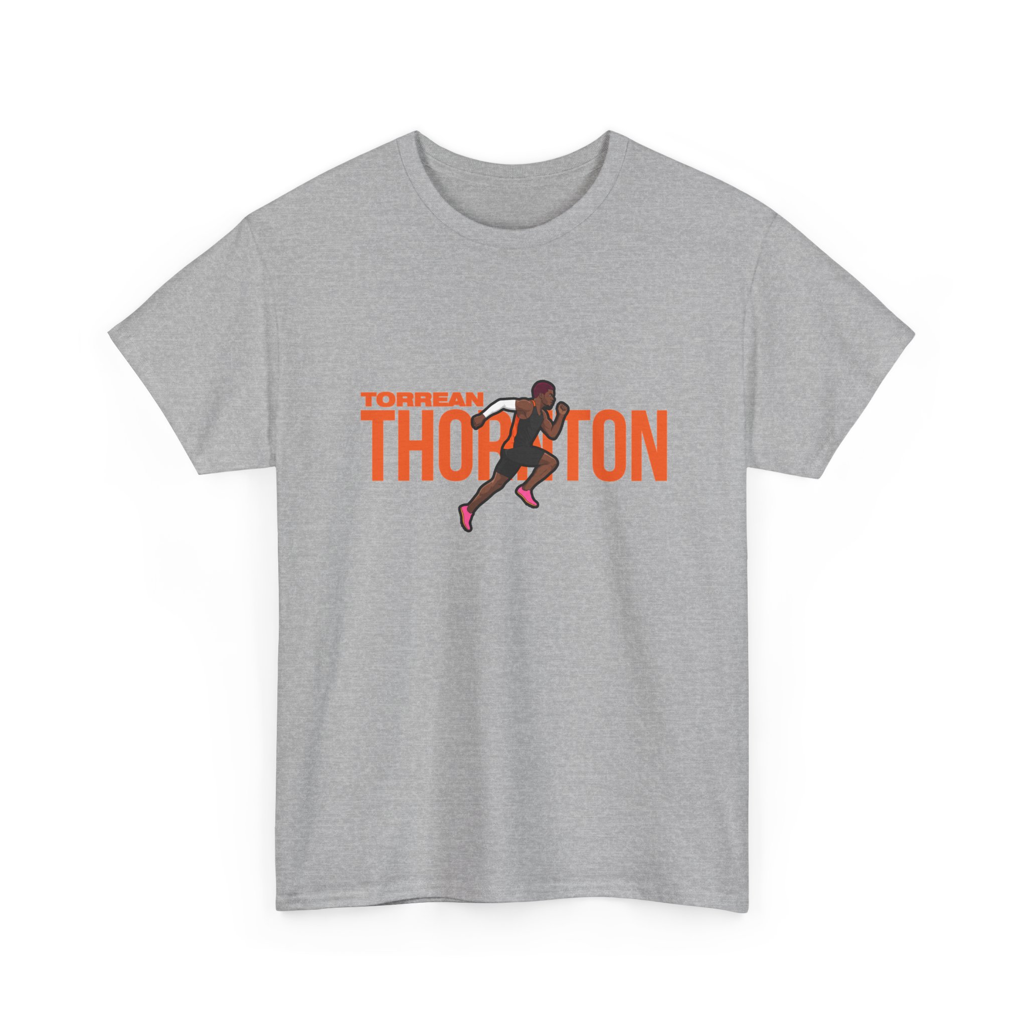 Tee — character_player_name in Grey