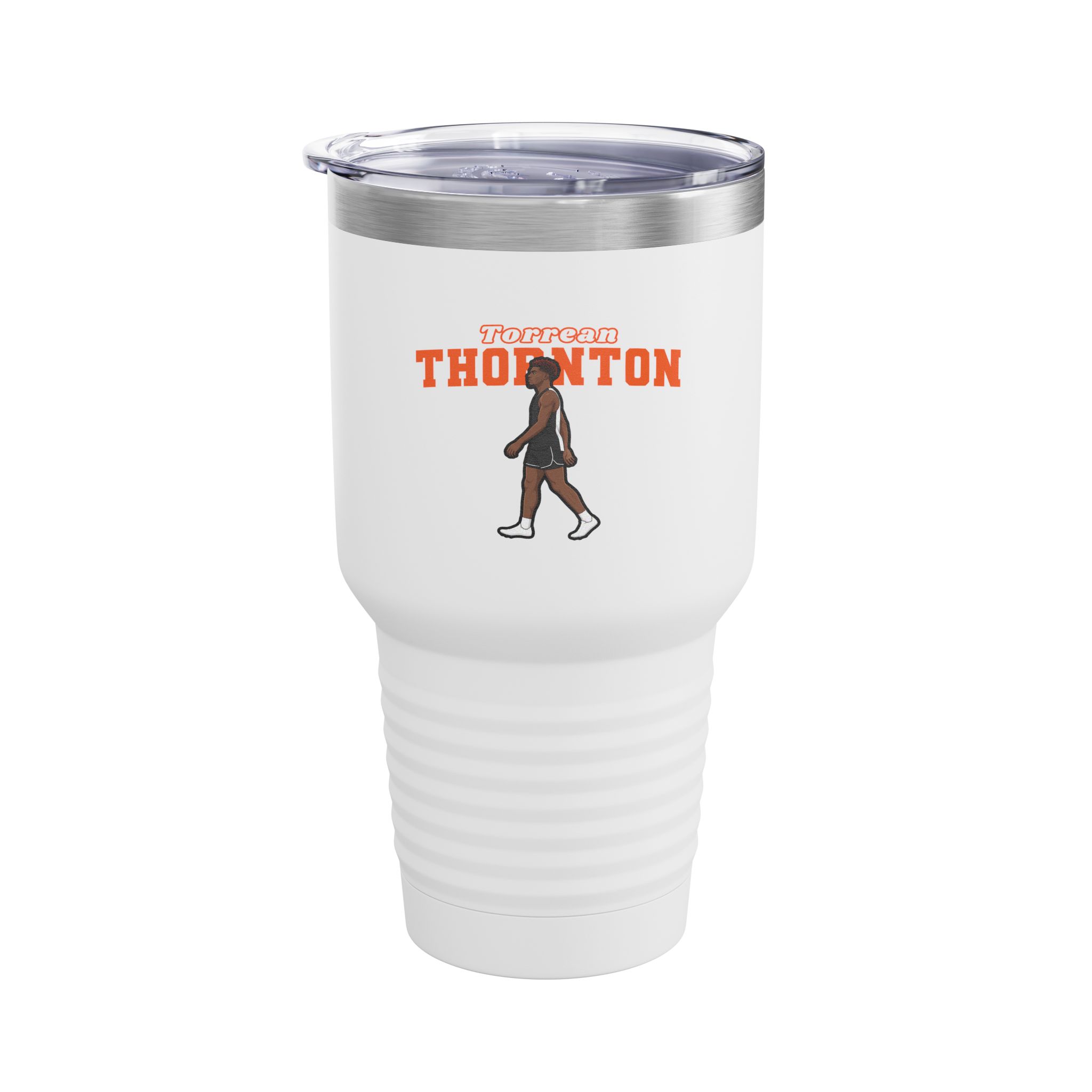 30oz Tumbler — character_name_arch in White
