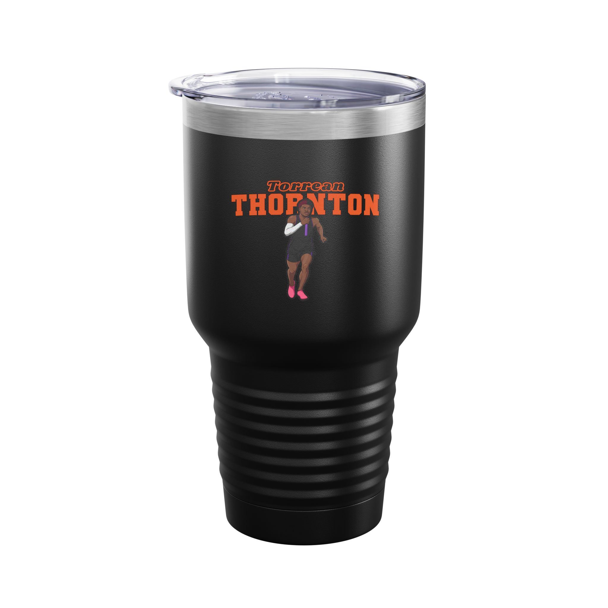 30oz Tumbler — character_name_arch in Black