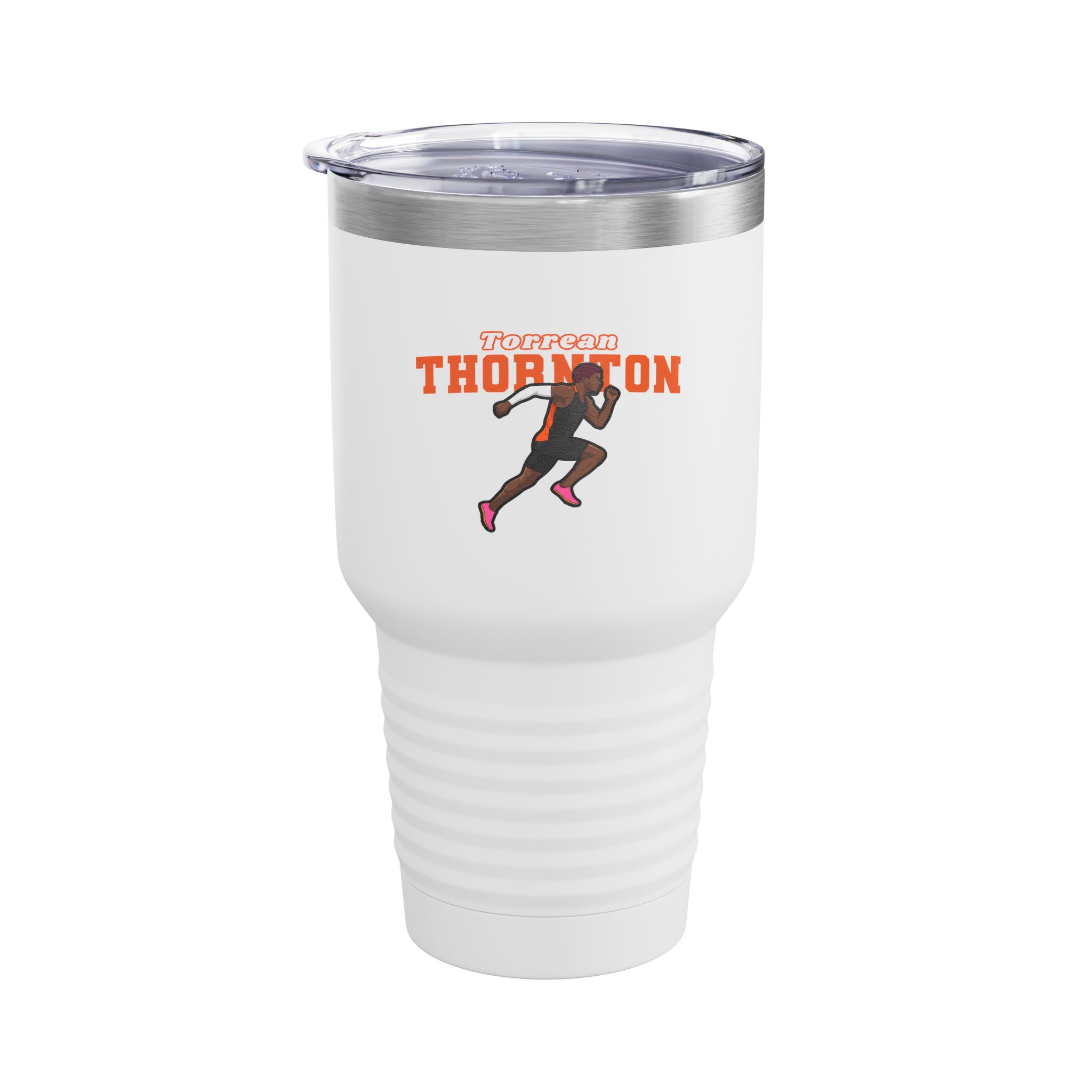30oz Tumbler — character_name_arch in White