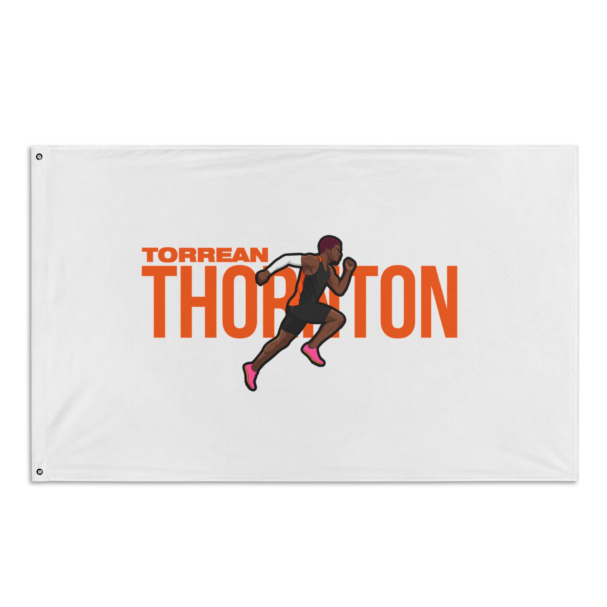 Flag (35 × 56 in) — character_player_name in Classic