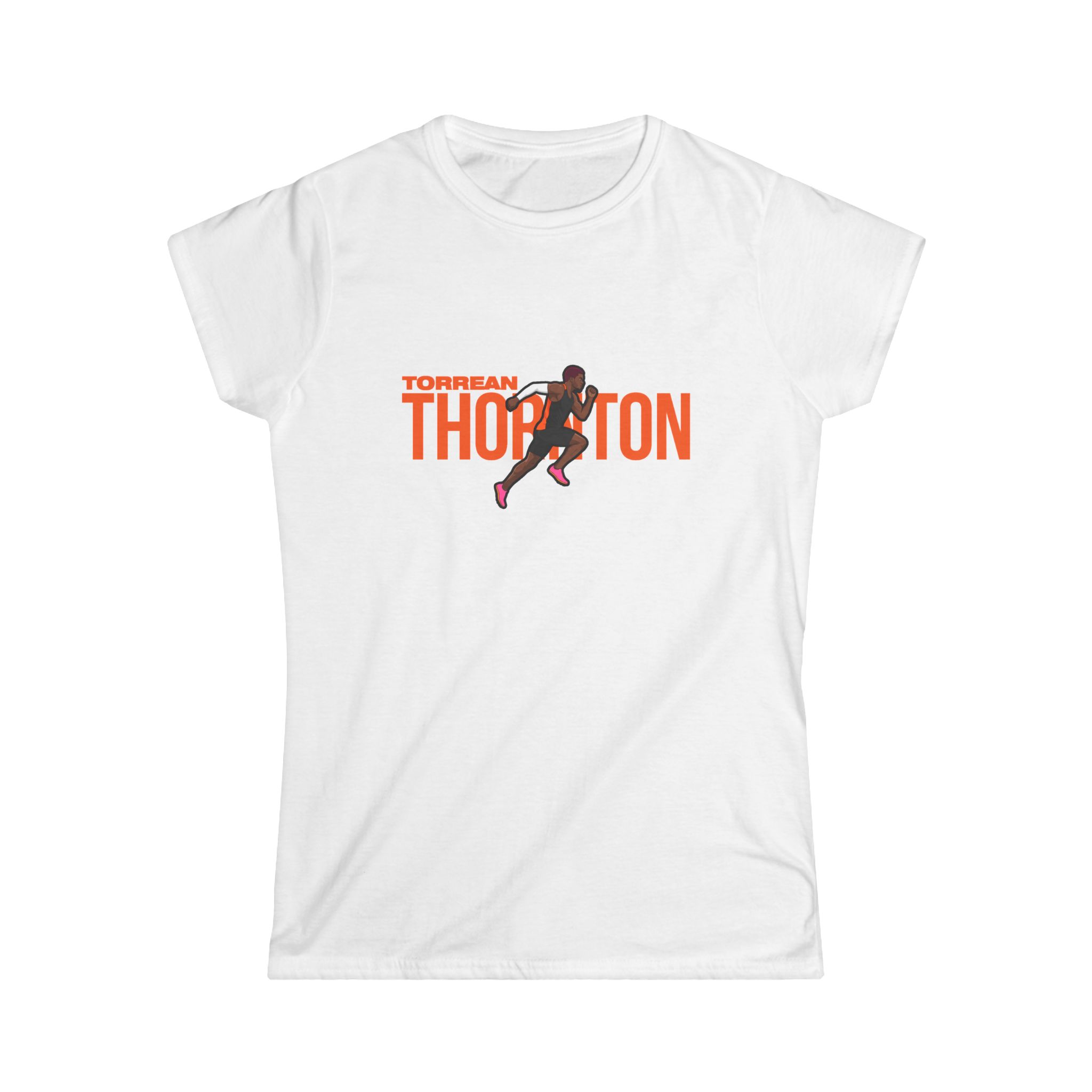 Women's Softstyle Tee — character_player_name in White