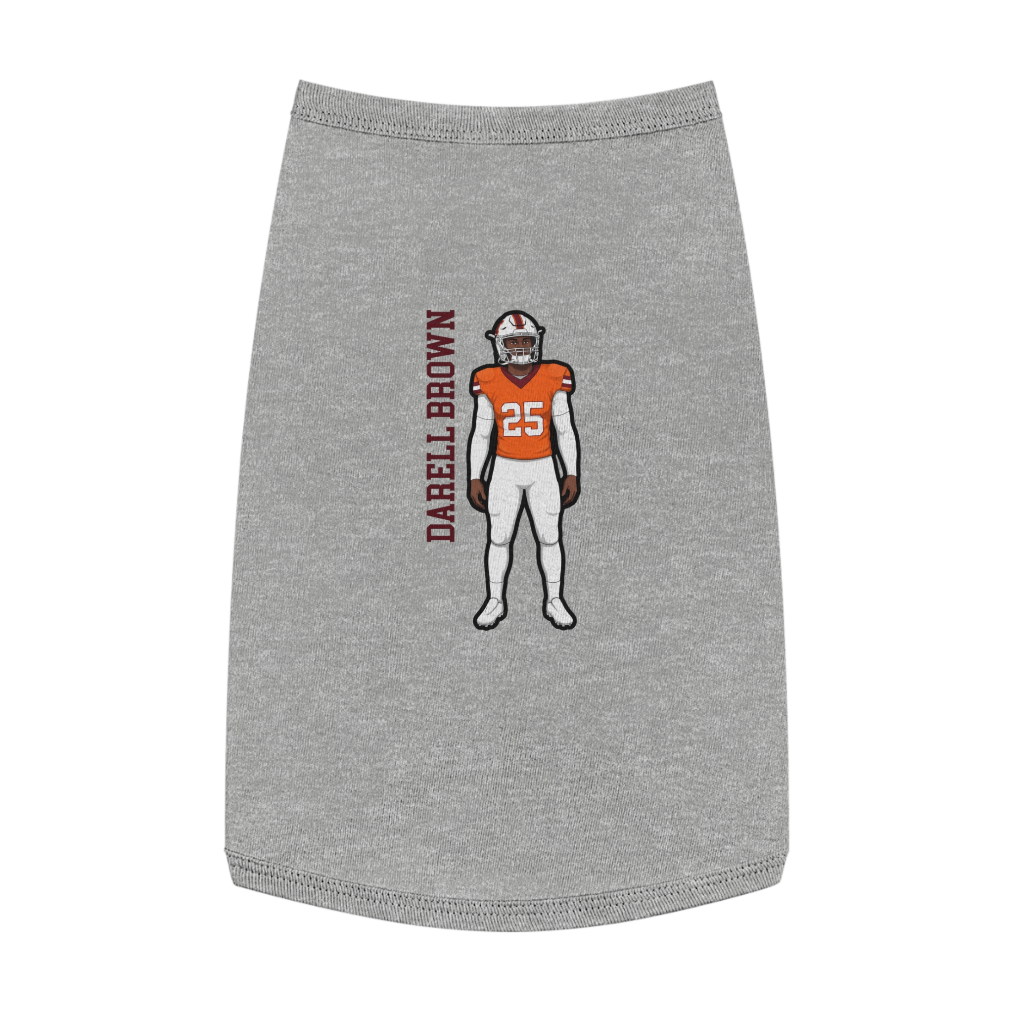 Pet Tank Top — character_name_vertical in White