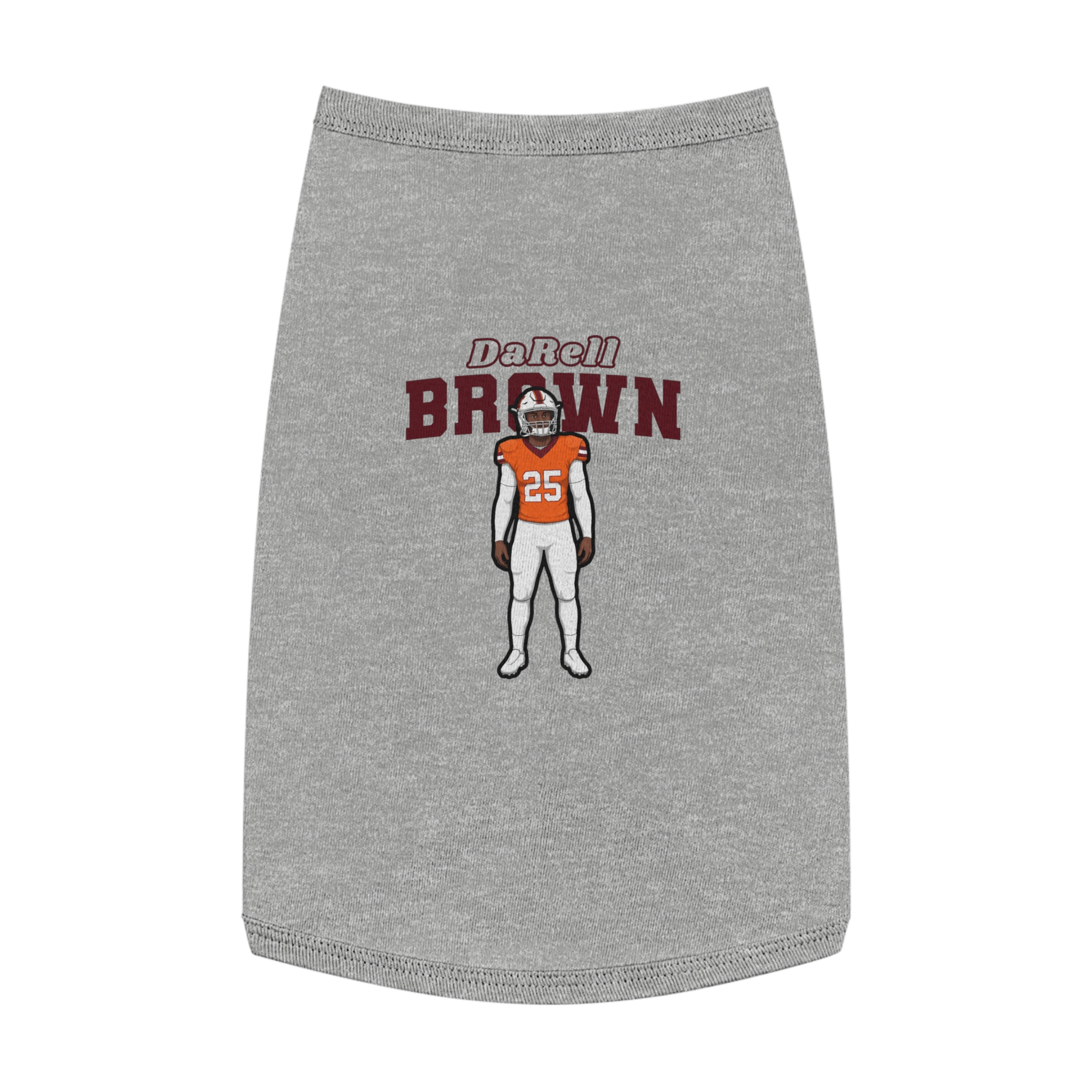 Pet Tank Top — character_name_arch in White