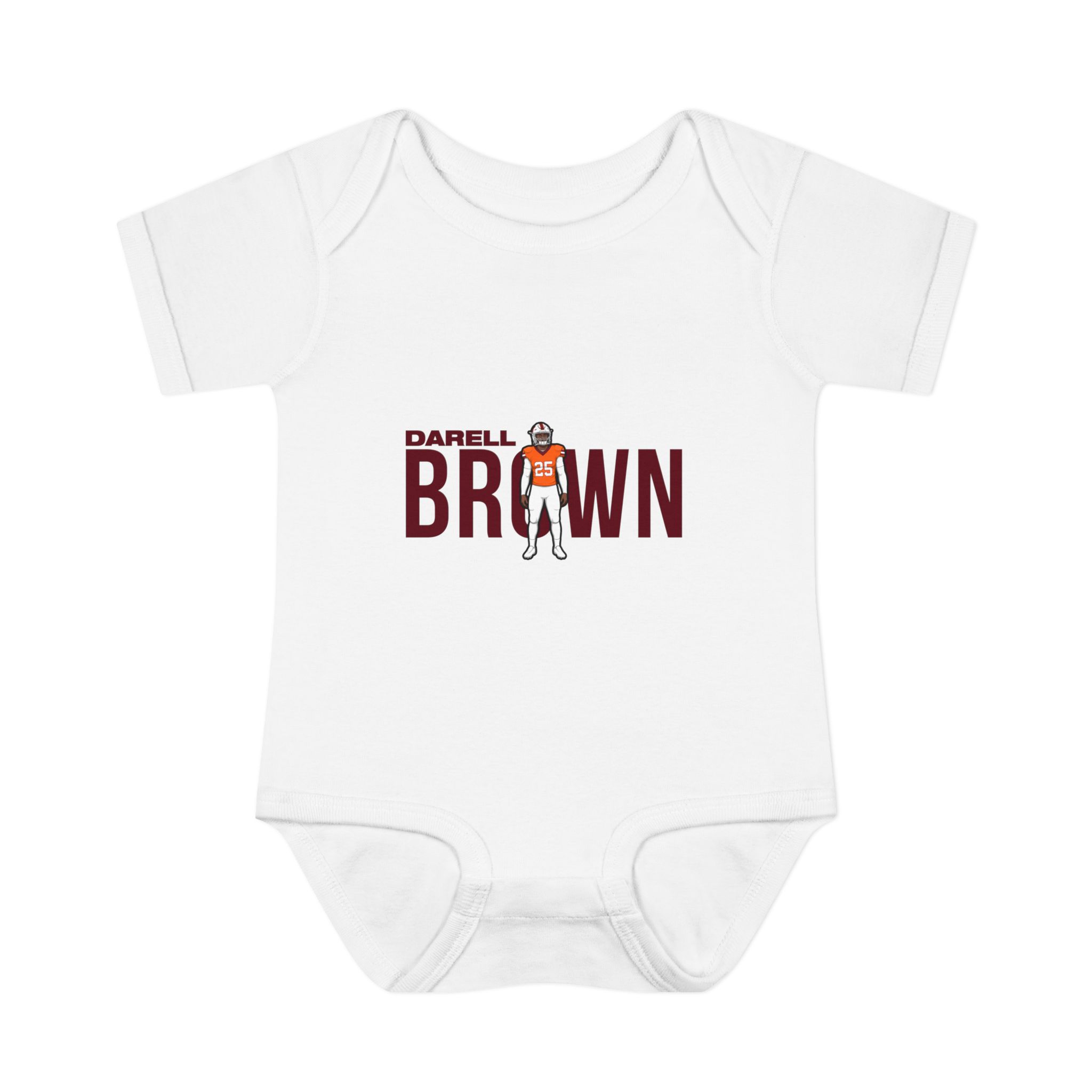 Baby Onesie — character_player_name in White