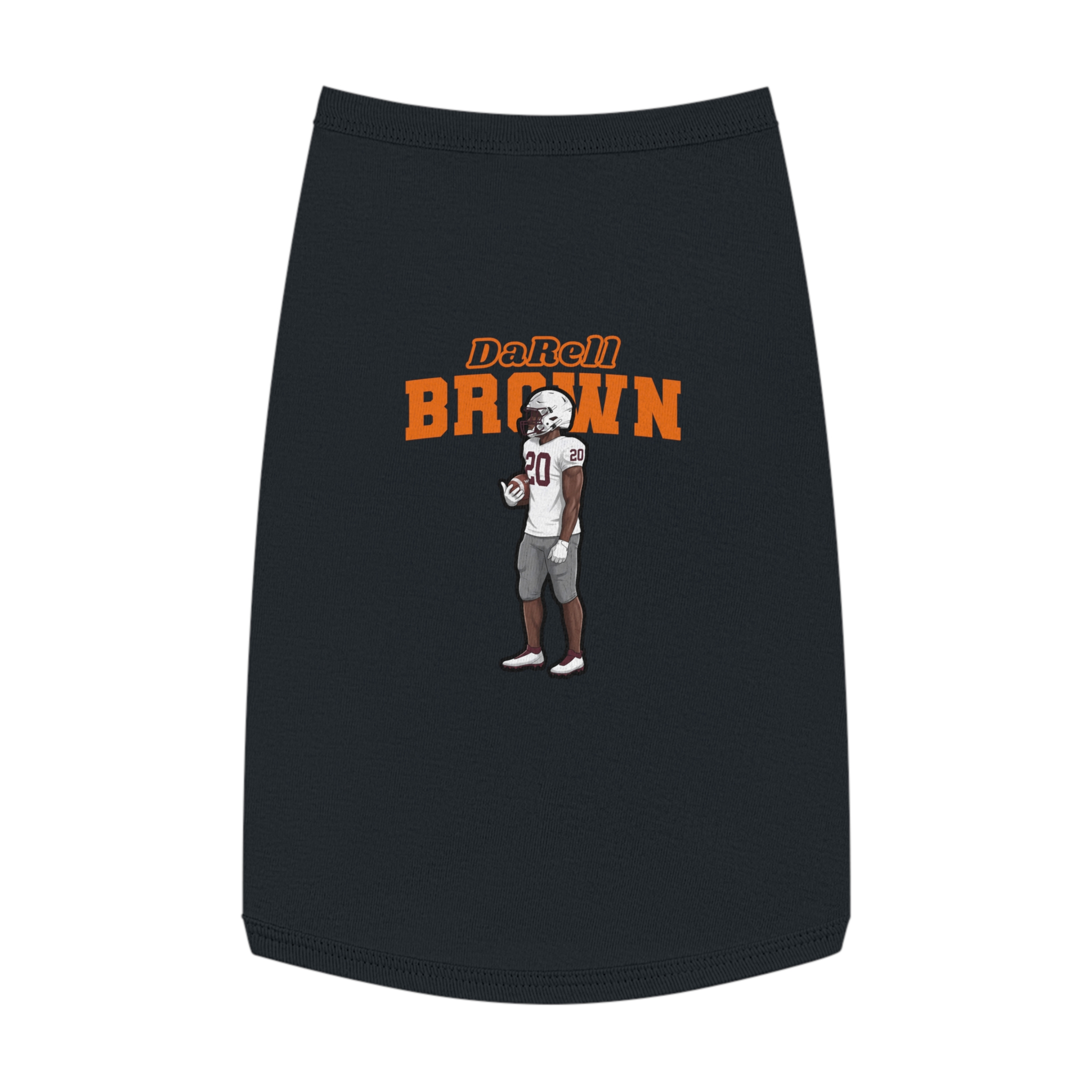 Pet Tank Top — character_name_arch in Black