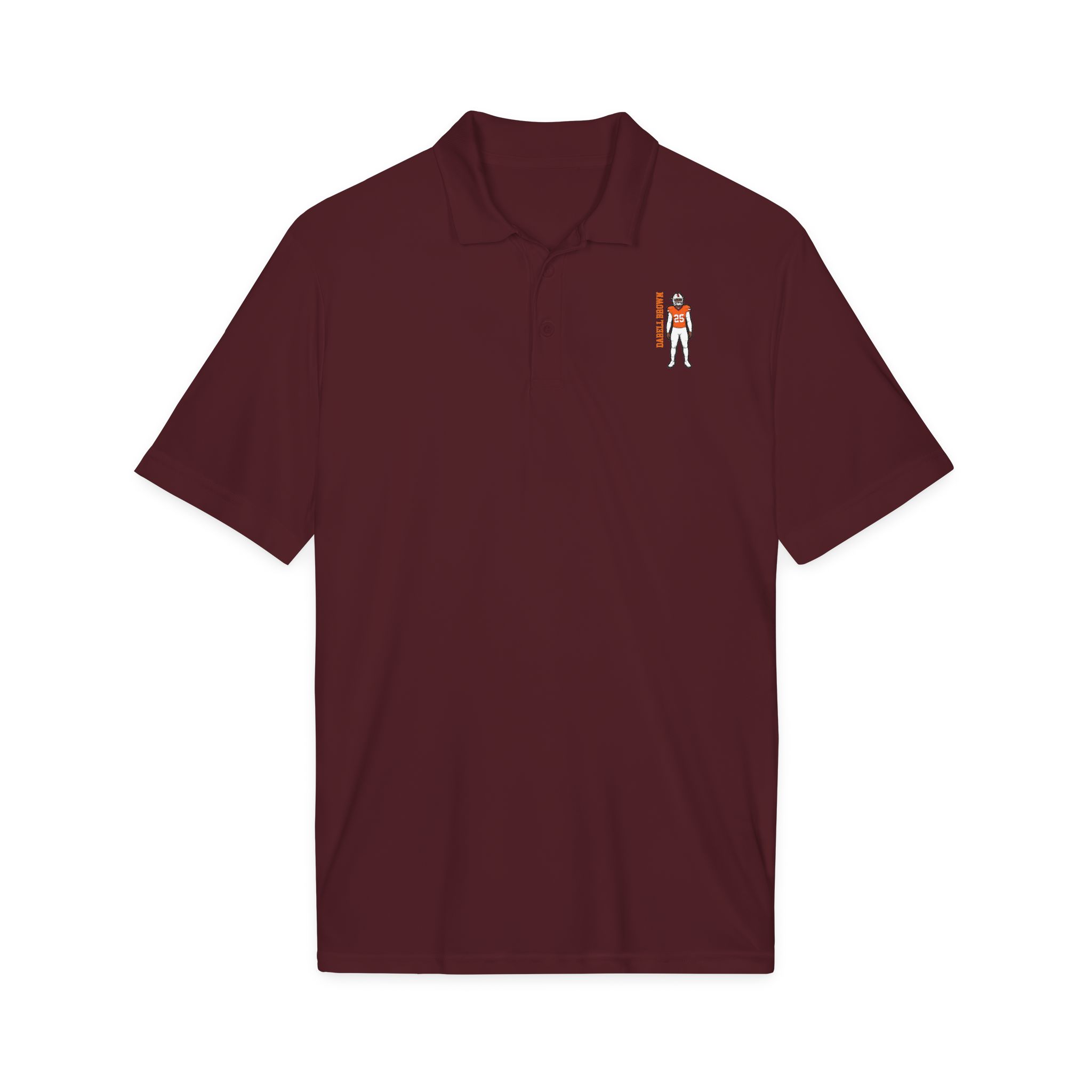 Polo — character_name_vertical in Maroon