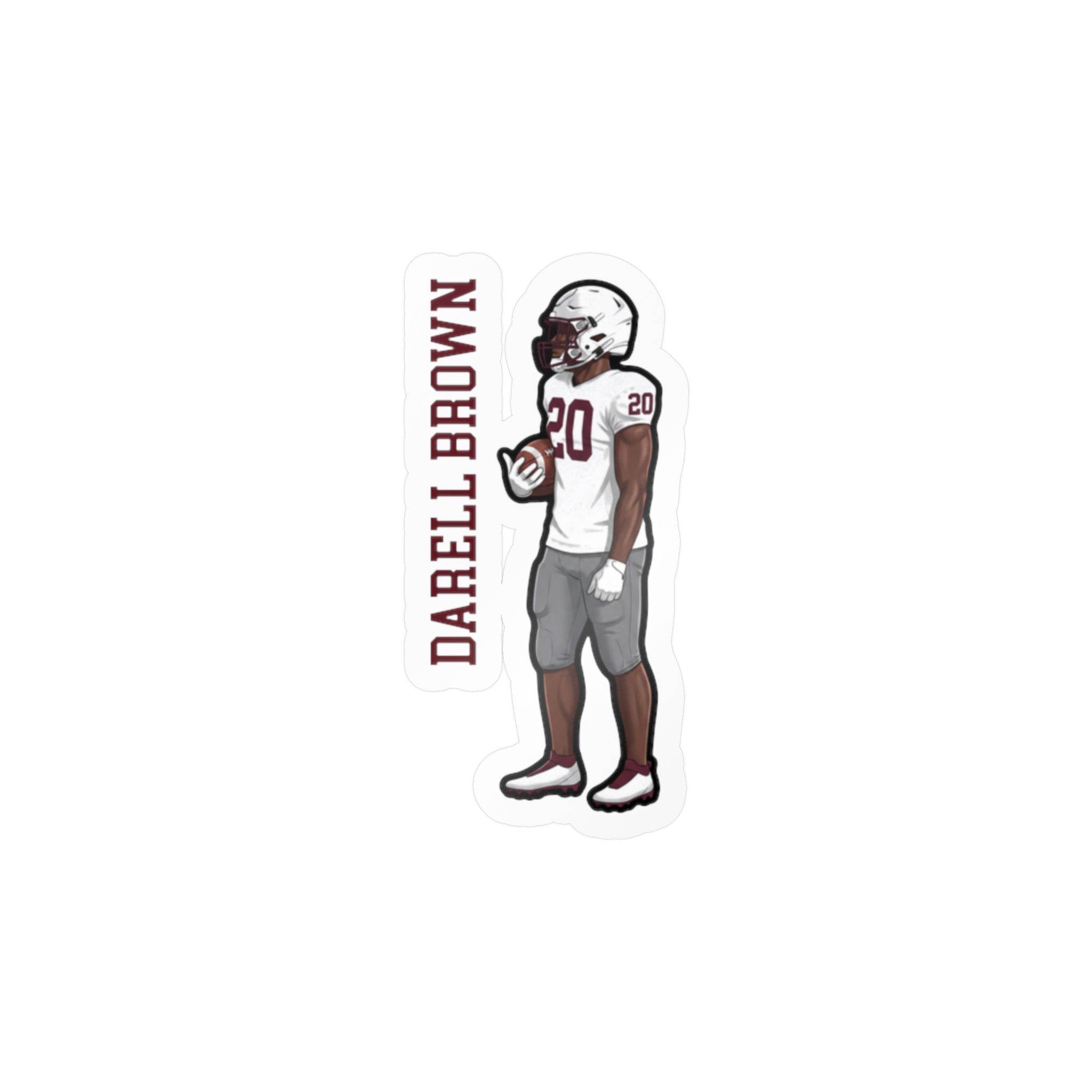 Vinyl Sticker — character_name_vertical in Classic