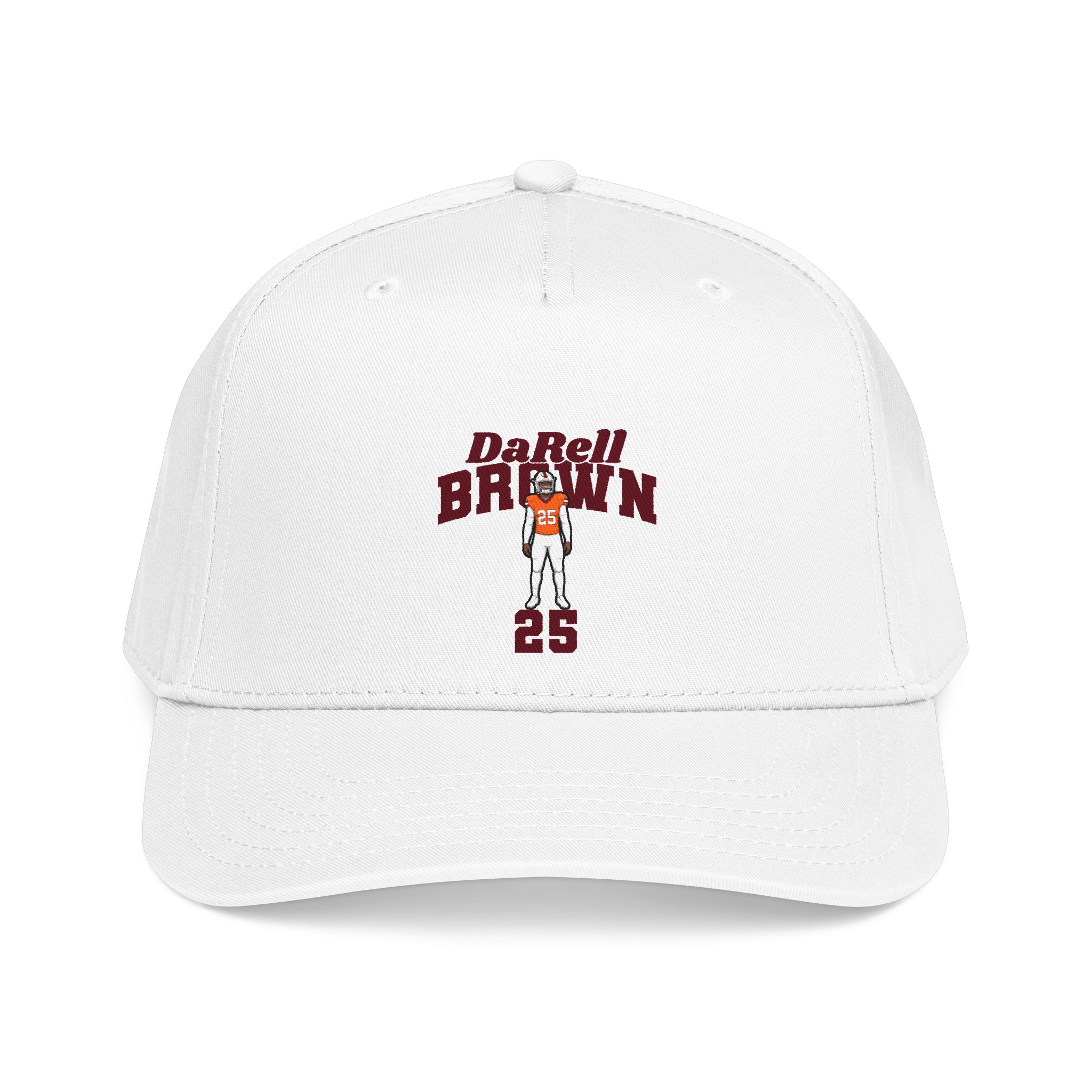Baseball Cap — character_signature_arch in White