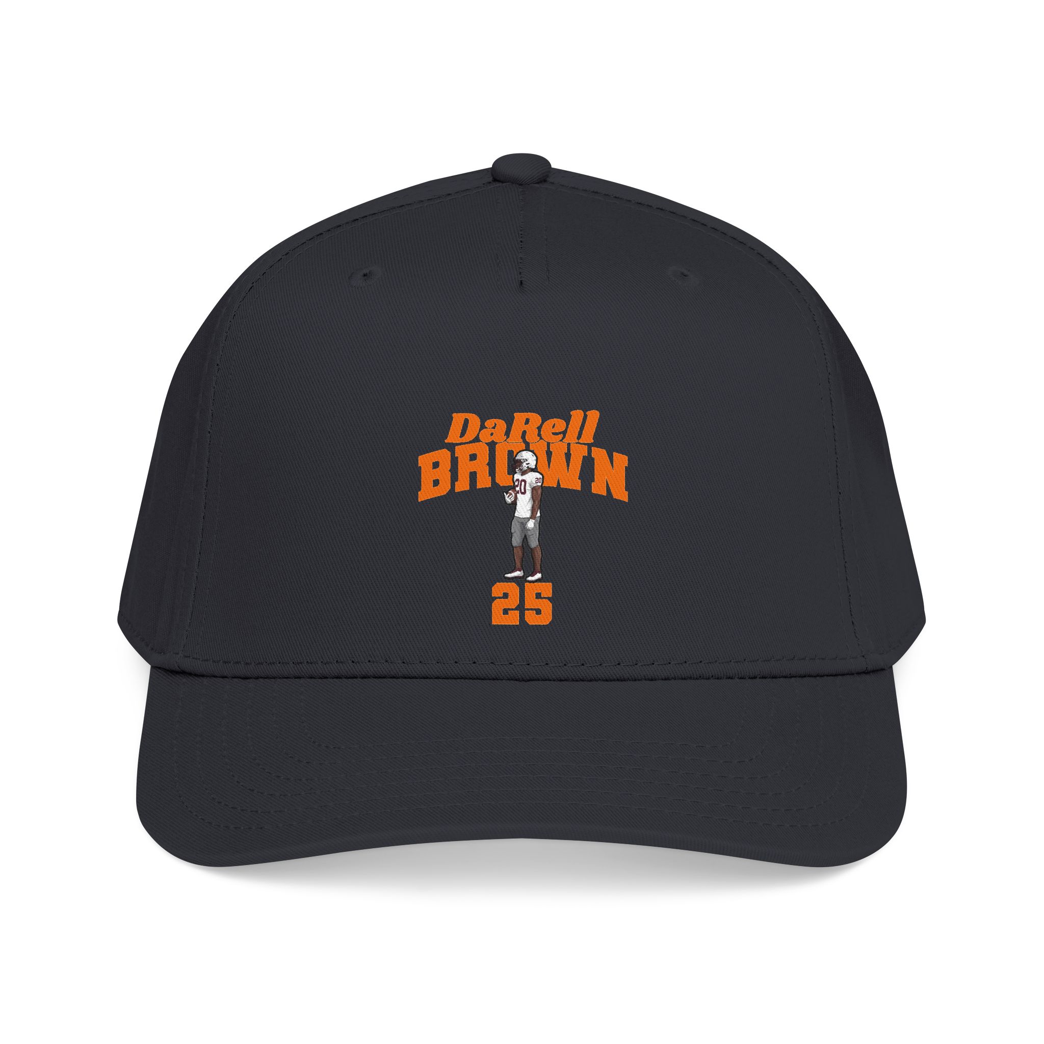 Baseball Cap — character_signature_arch in Black