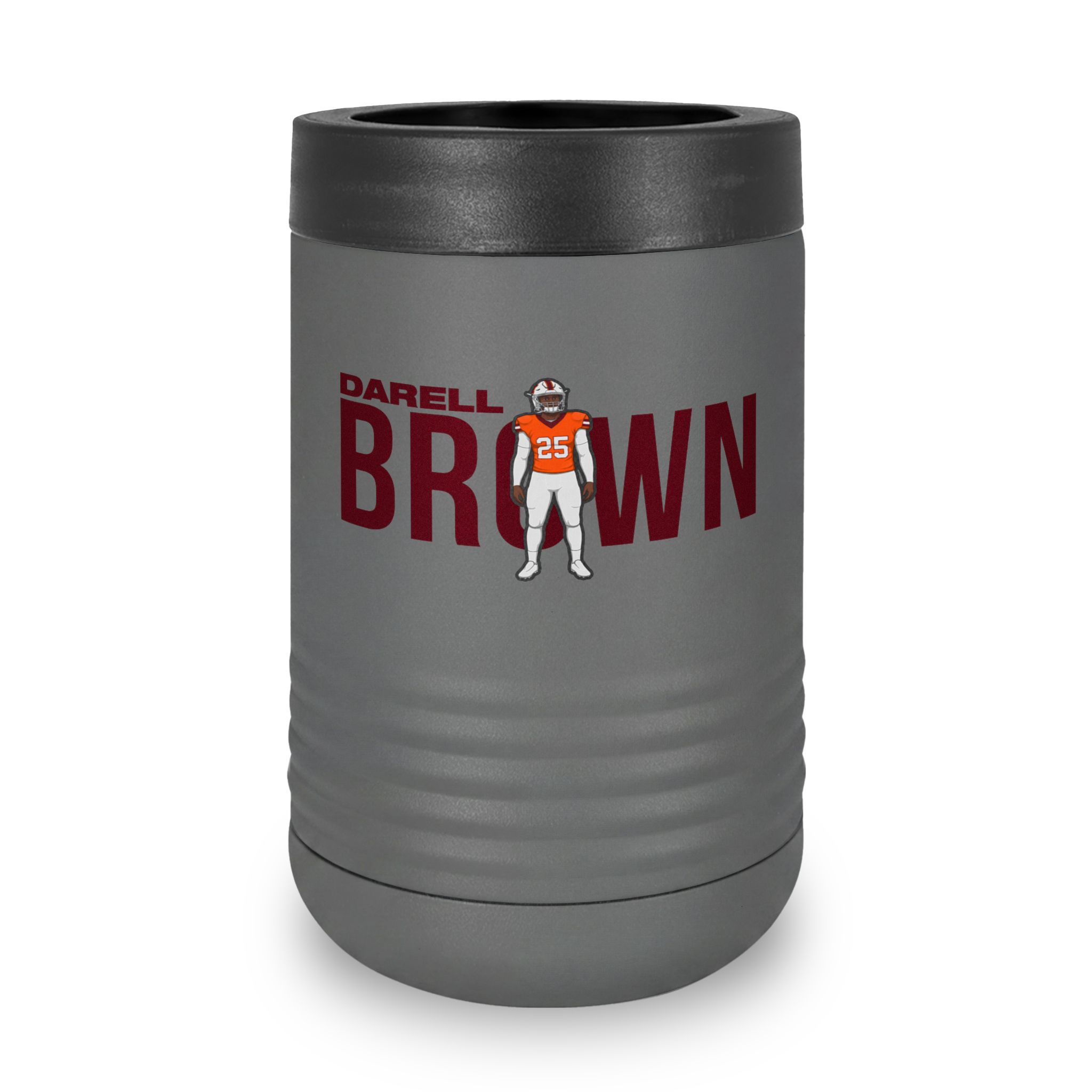 Stainless Can Cooler — character_player_name in Grey