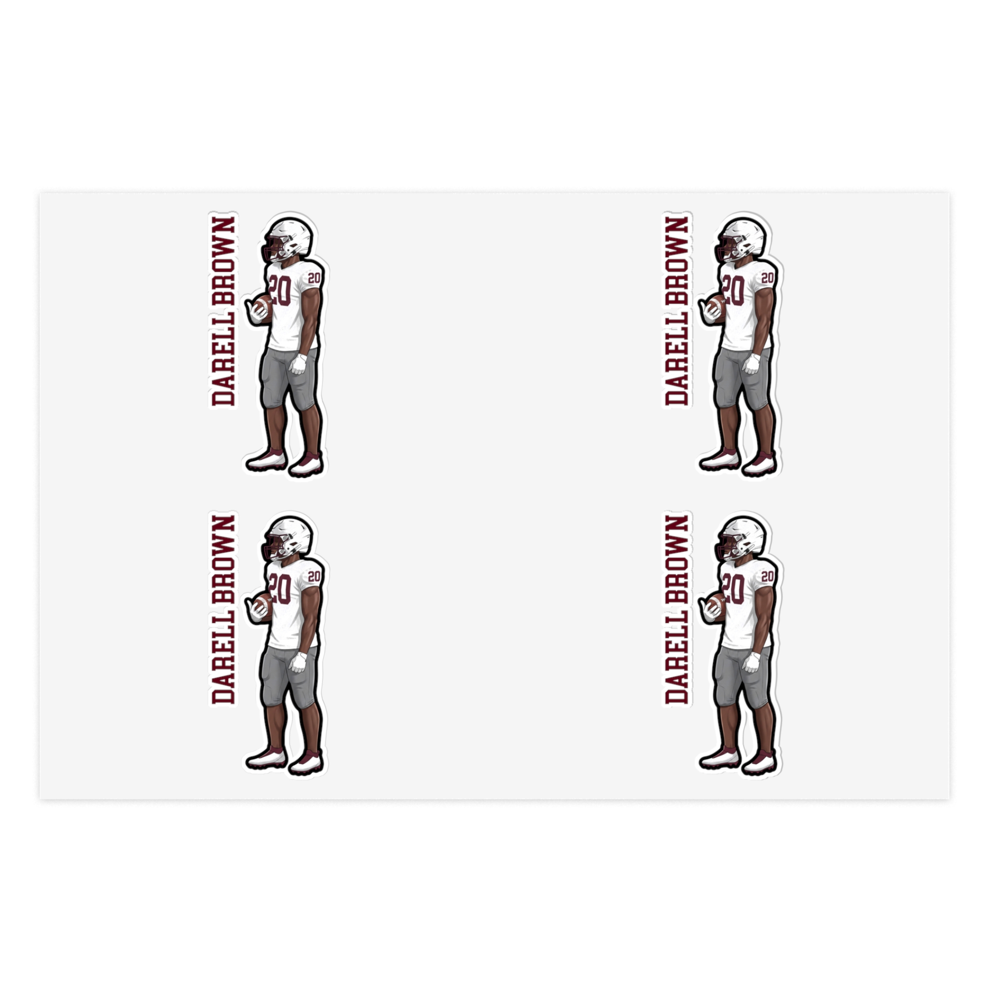 Sticker Sheet — character_name_vertical in Classic