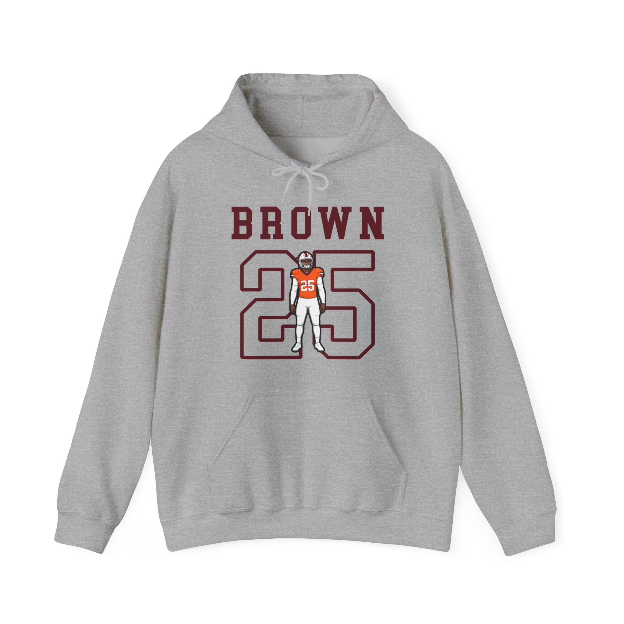 Hoodie — character_shirsey in Grey