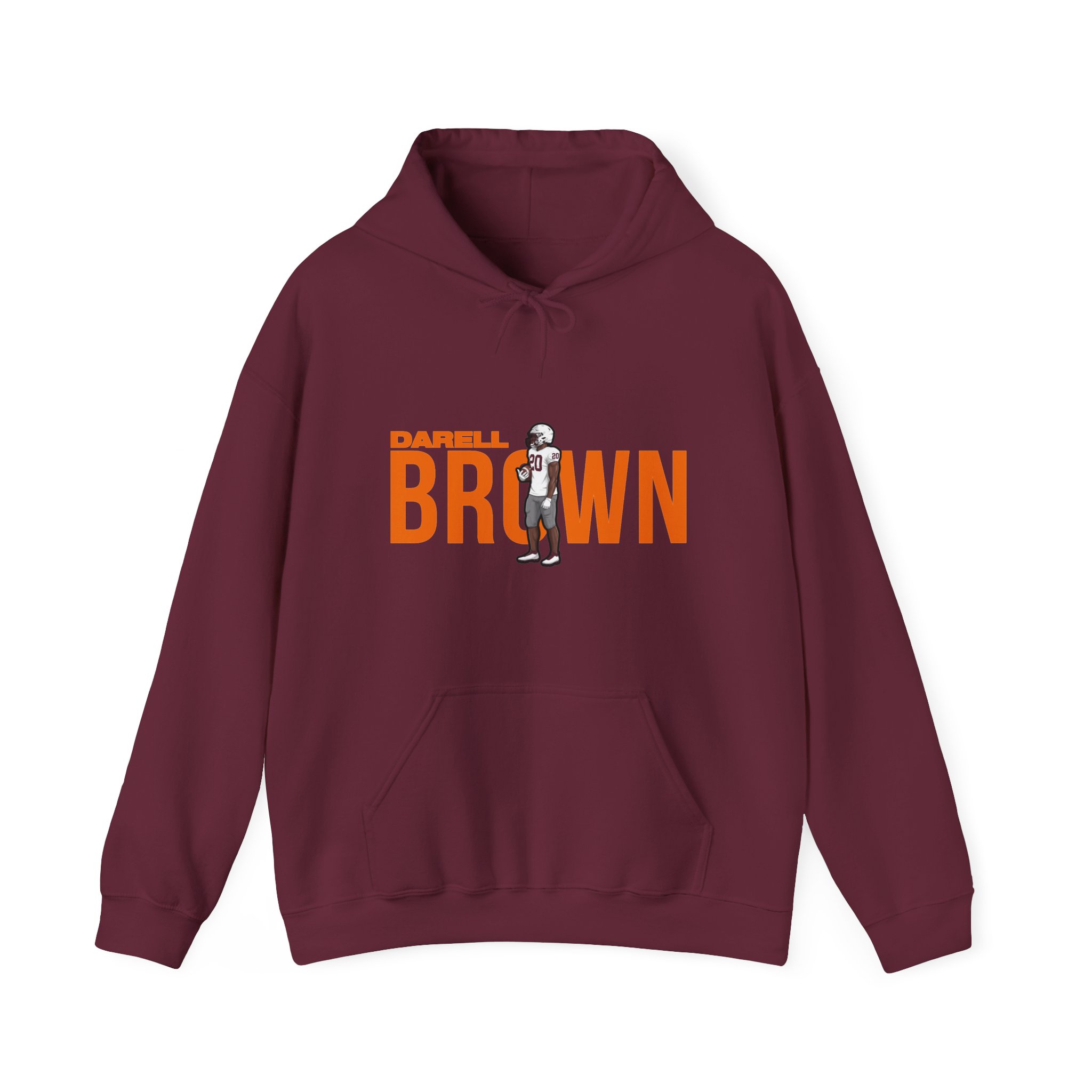 Hoodie — character_player_name in Maroon