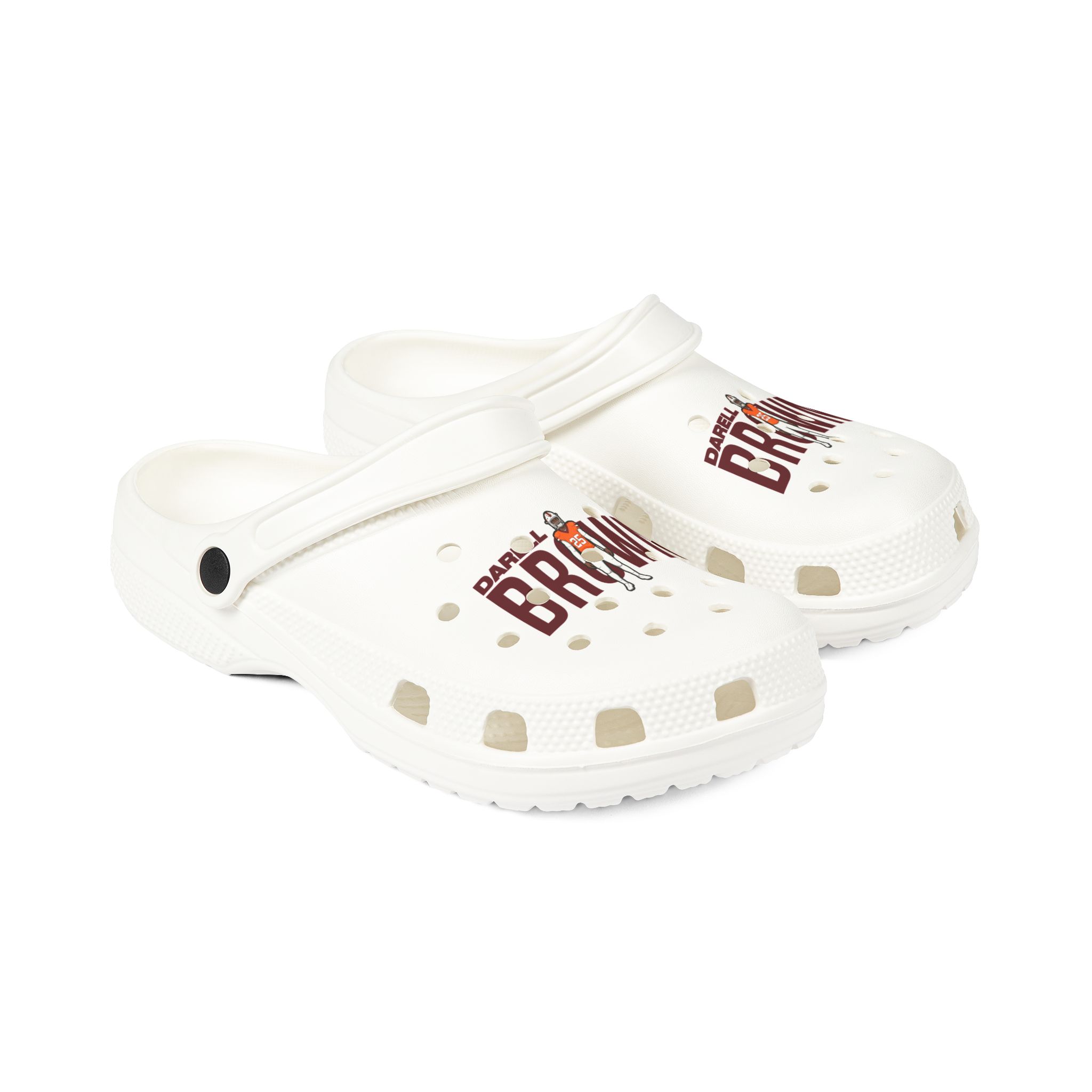 Rubber Clogs — character_player_name in White