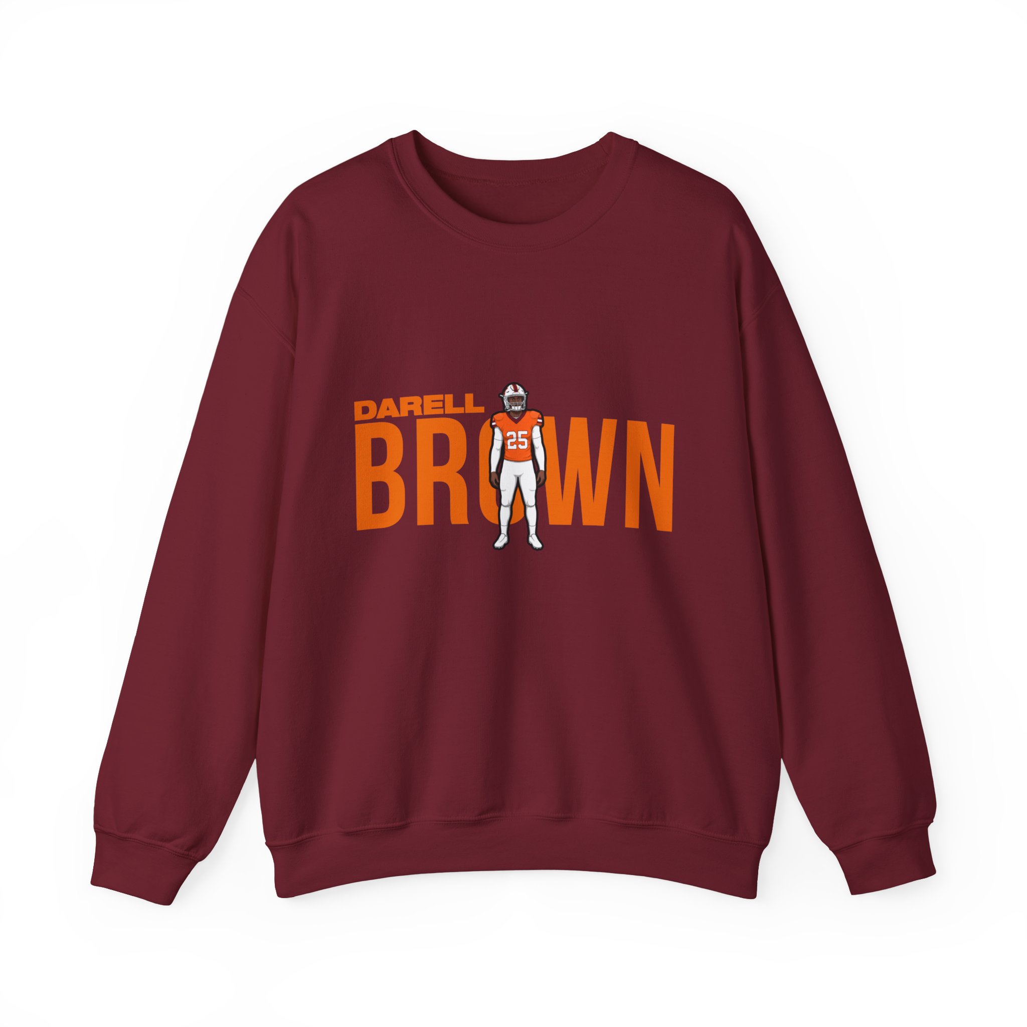 Crewneck Sweatshirt — character_player_name in Garnet