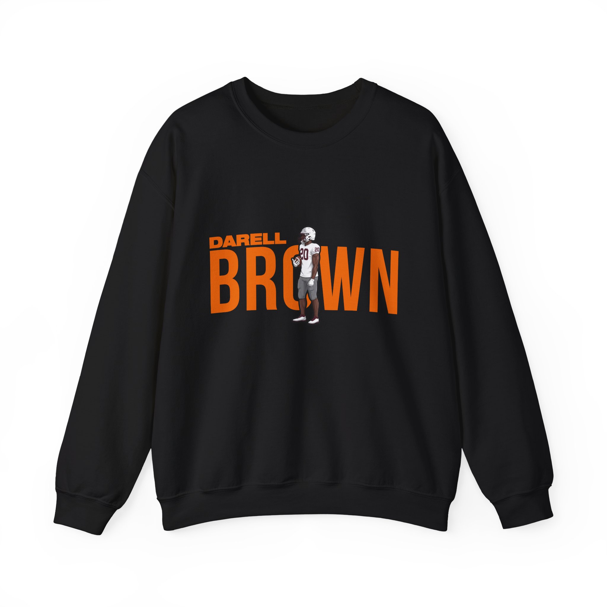 Crewneck Sweatshirt — character_player_name in Black