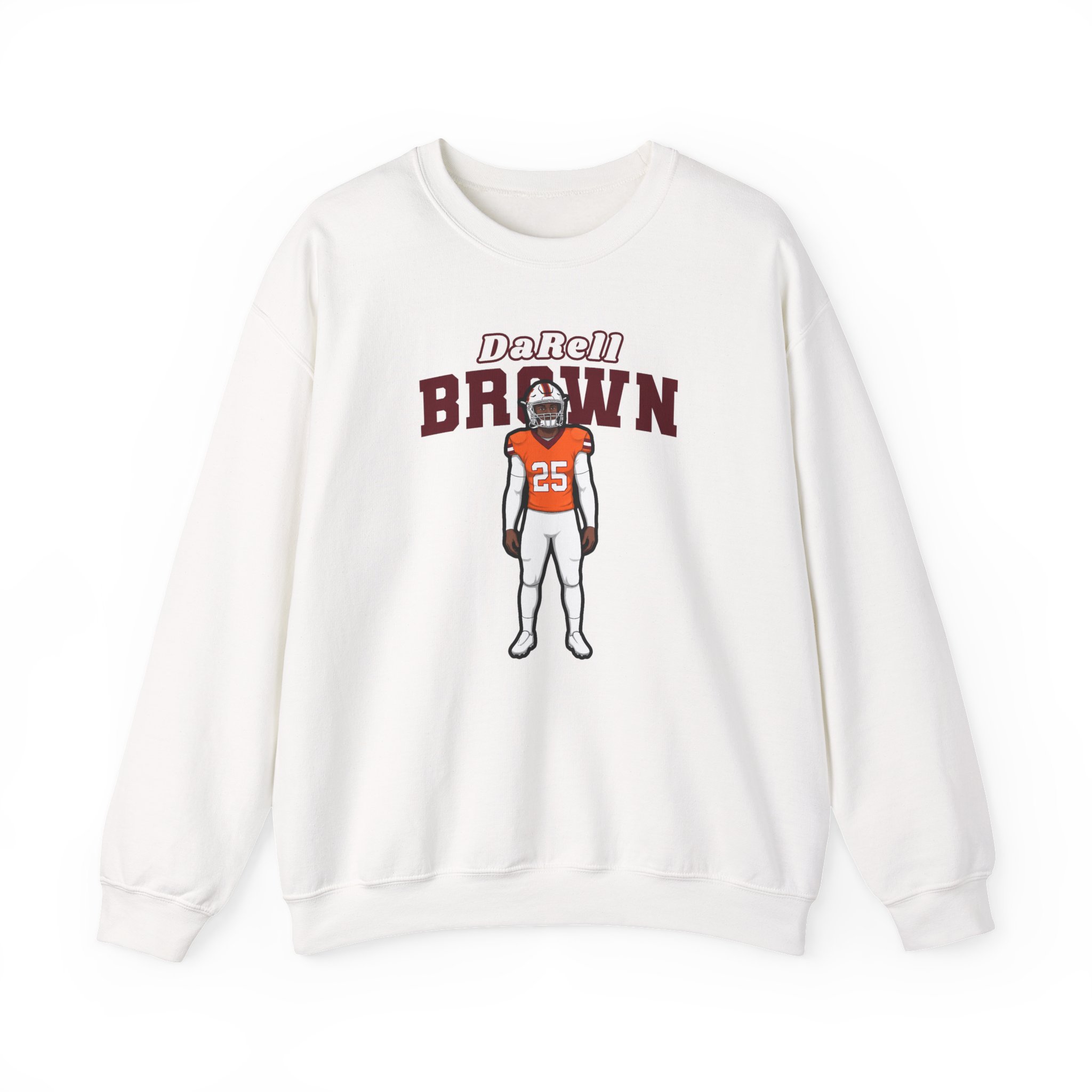 Crewneck Sweatshirt — character_name_arch in White