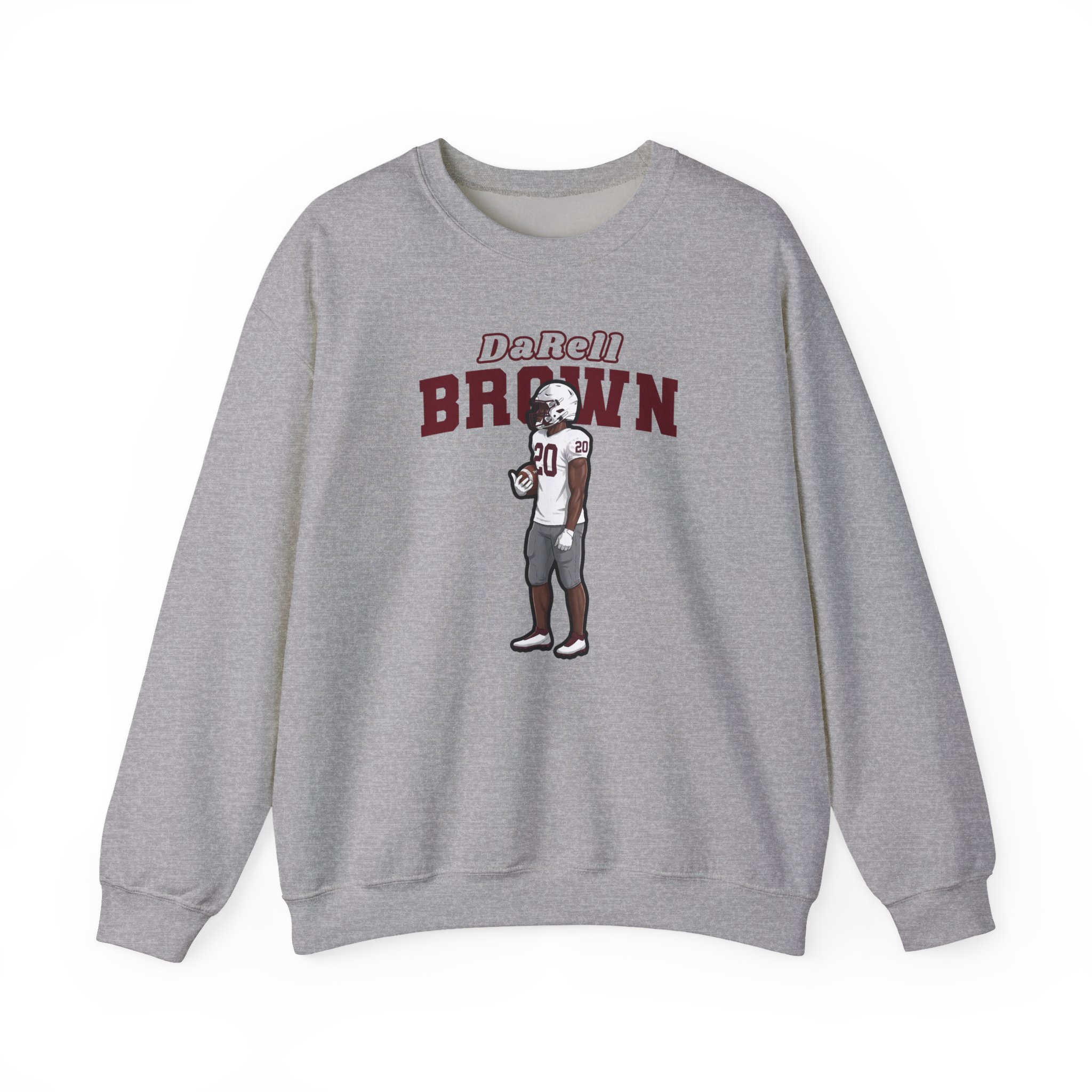 Crewneck Sweatshirt — character_name_arch in Grey