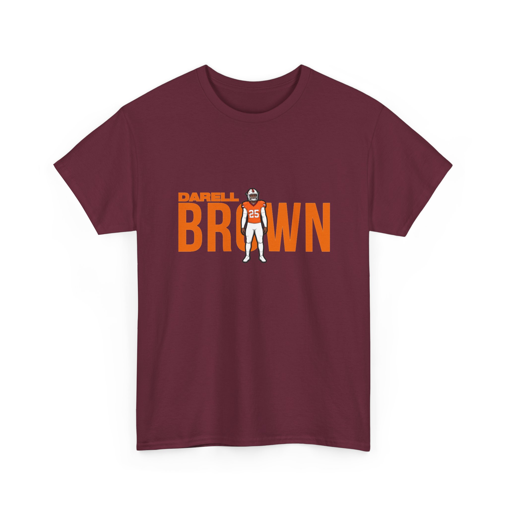 Tee — character_player_name in Maroon
