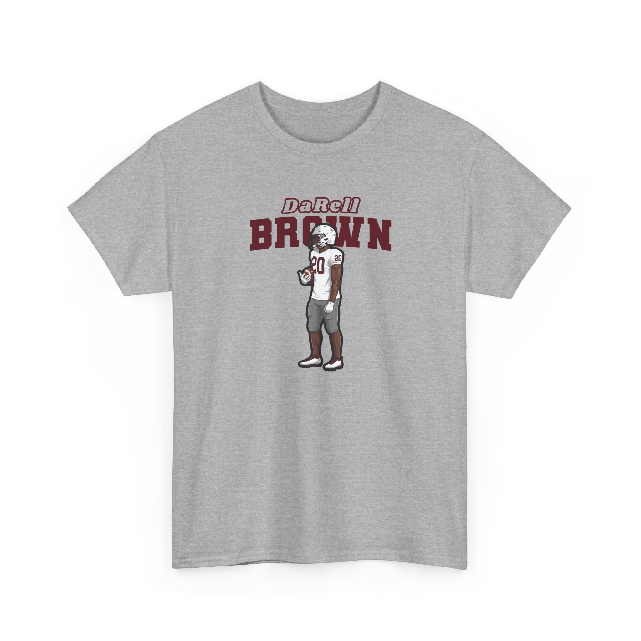 Tee — character_name_arch in Grey
